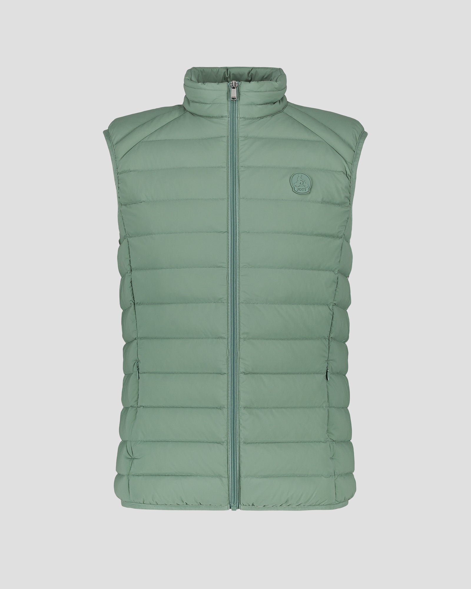 Stretch sleeveless puffer jacket Arafo JOTT Green