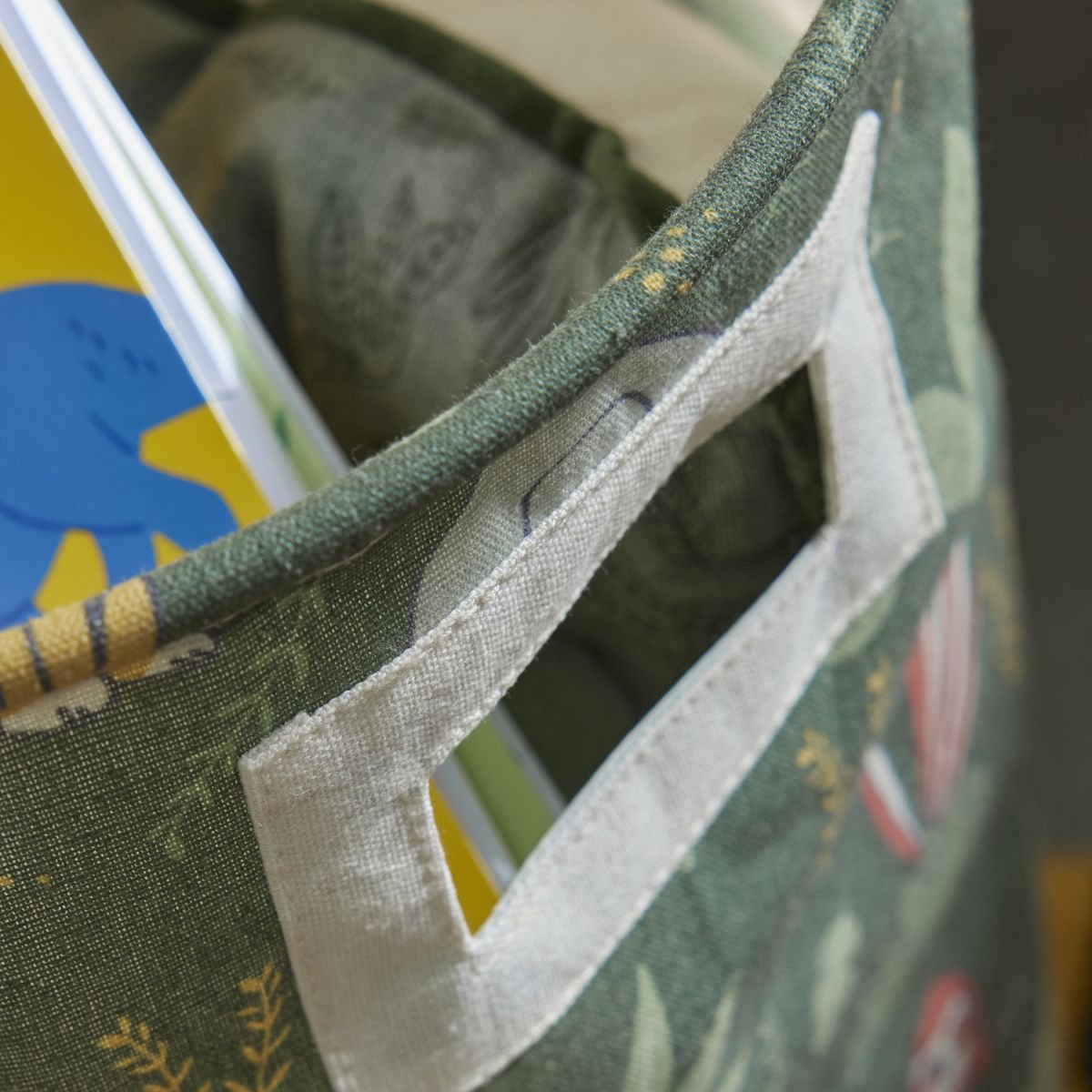 Extra Large Round Storage Basket FACTORY Green