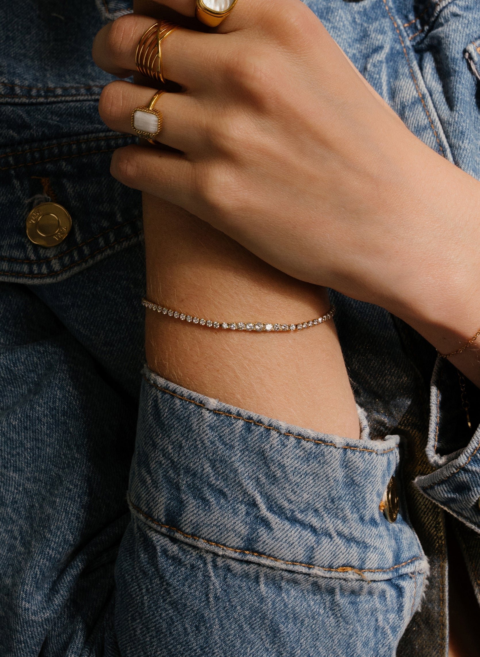 Starry Sahana chain bracelet AEC Paris Golden