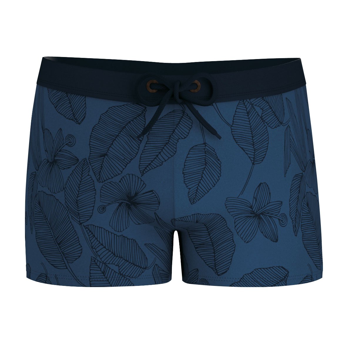 Recycled fiber swimming boxers EMINENCE Blue