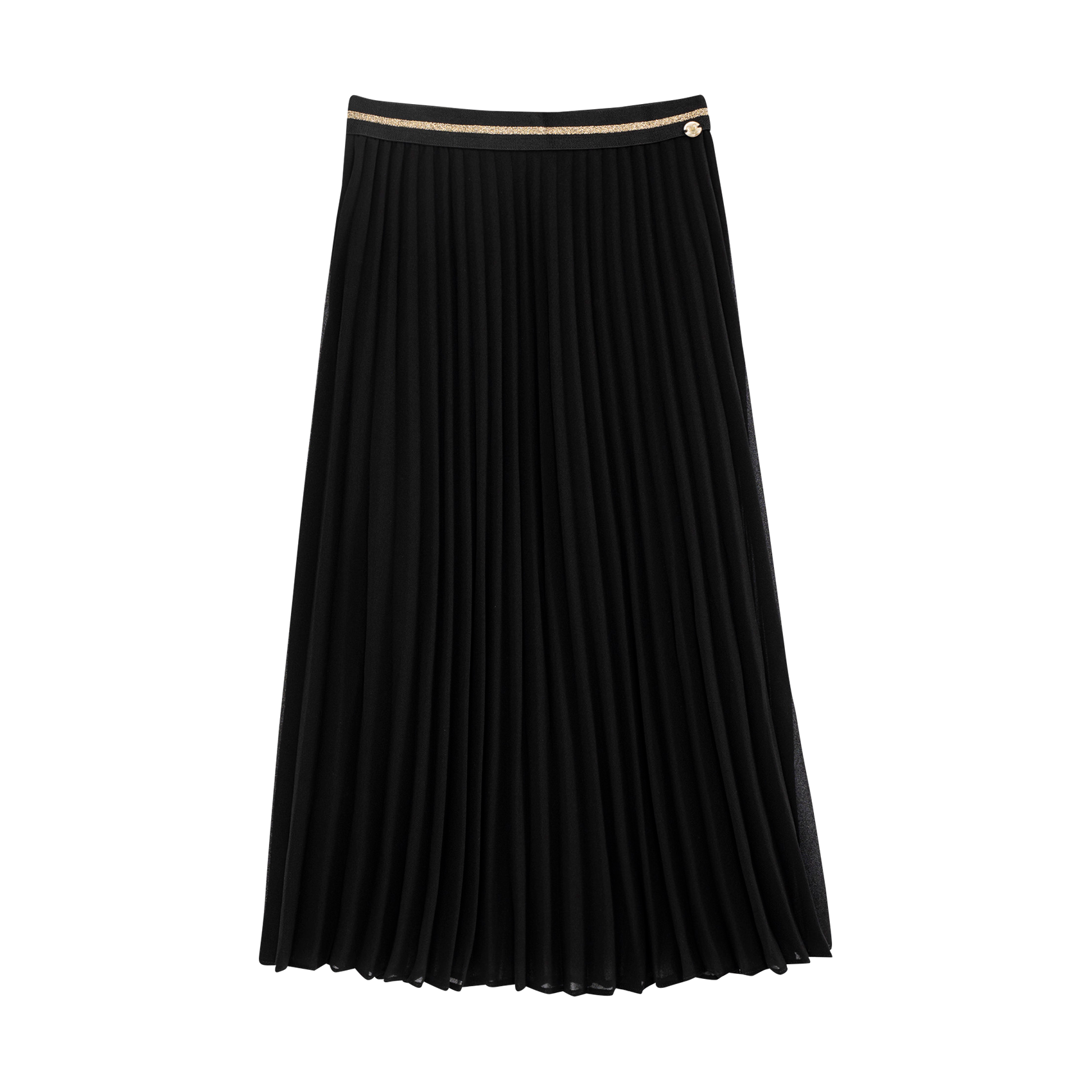 Long pleated skirt IKKS JUNIOR Black
