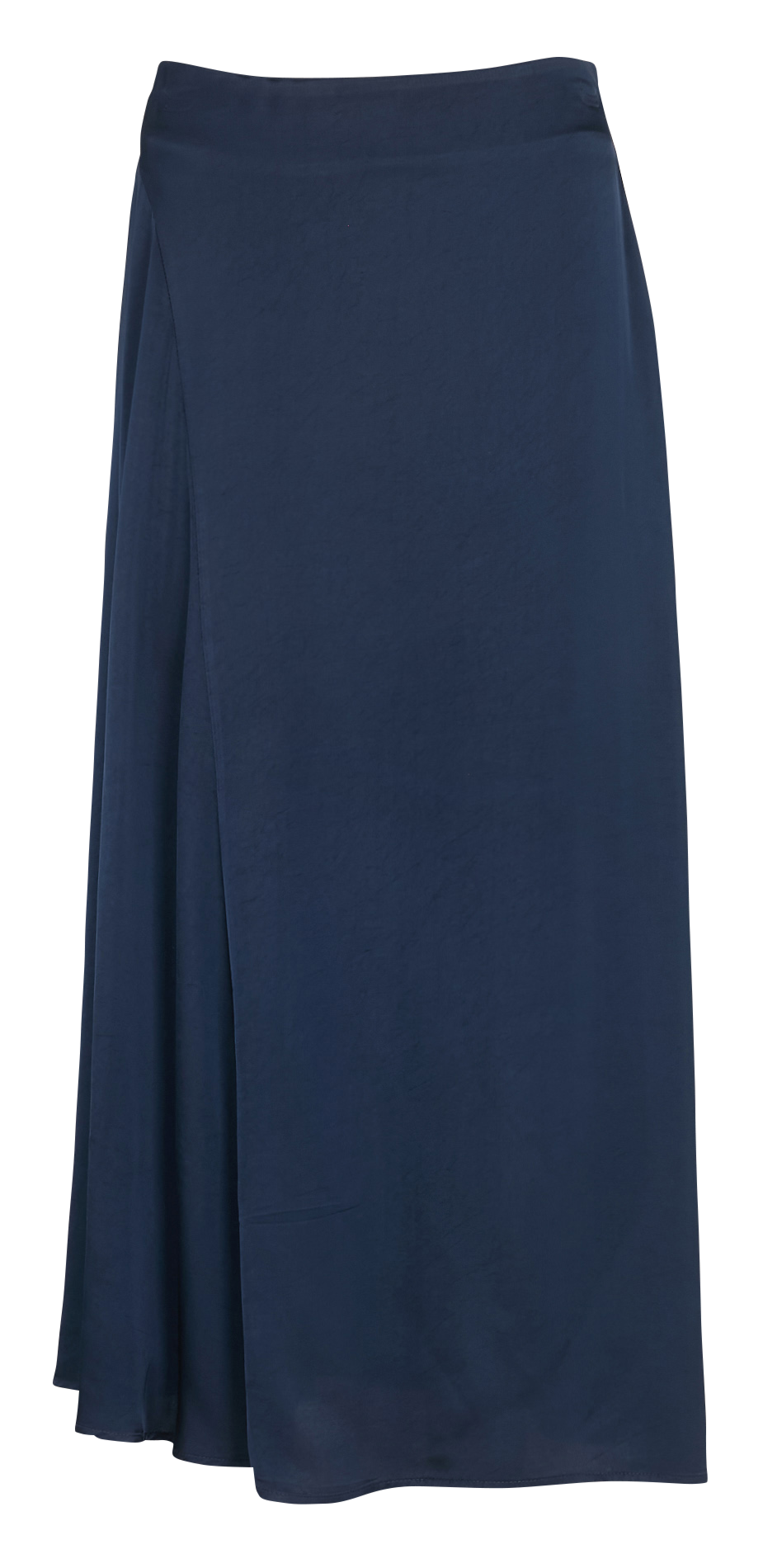 Lange, glanzende rok LA FEE MARABOUTEE Blauw