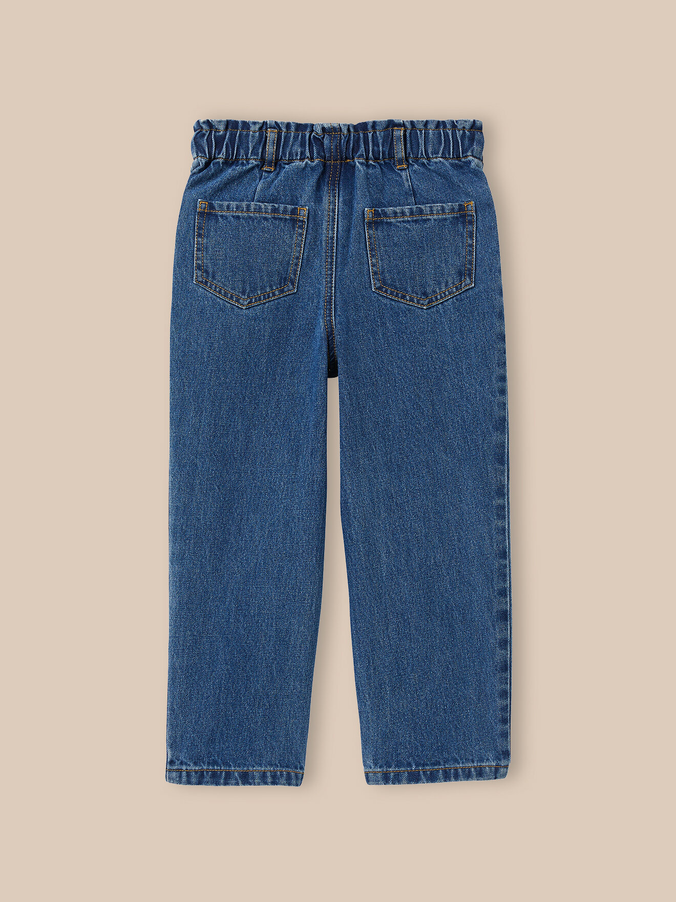 Mom Fit Jeans CYRILLUS Blue