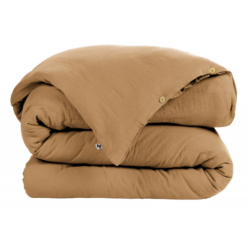 "Duvet cover set "Gaia" all sizes "cotton gauze"" L'EFFET PAPILLON