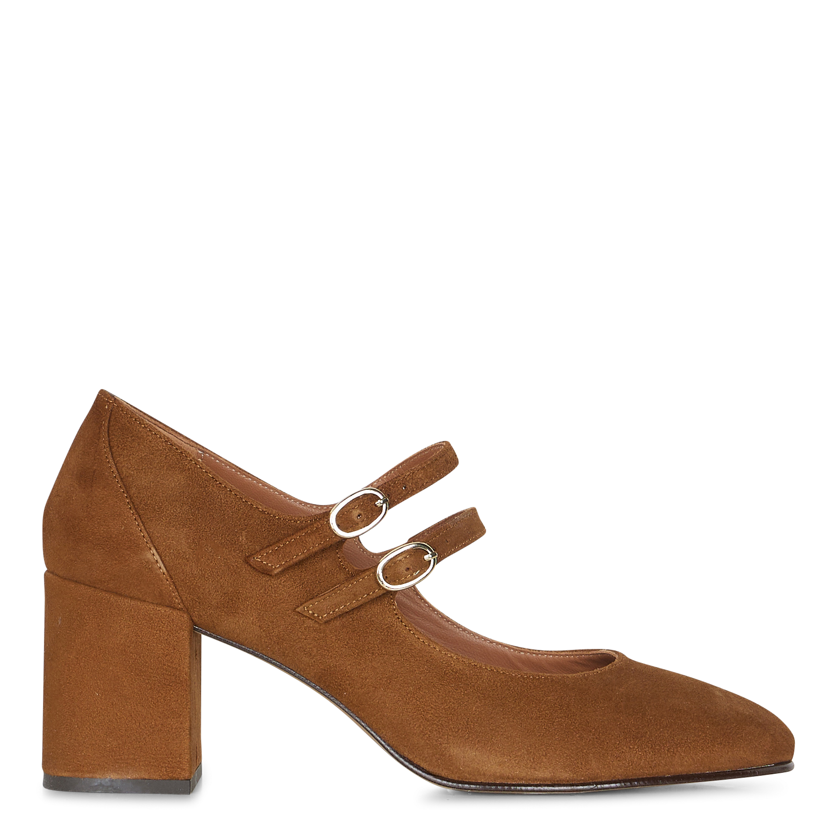 Babies en cuir velours MELLOW YELLOW Marron