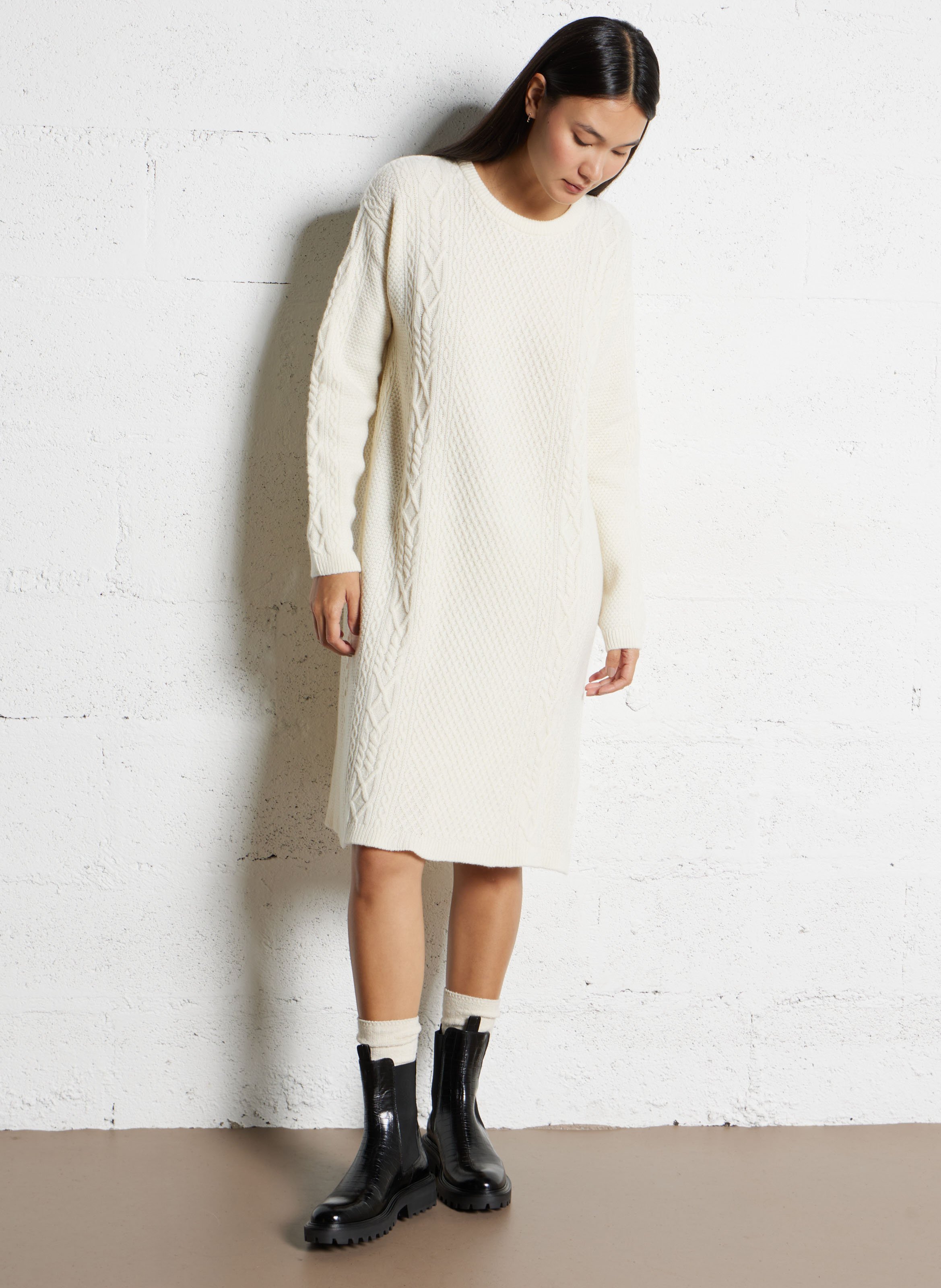 Lederstiefeletten mit Kroko-Prägung BILLI BI Schwarz