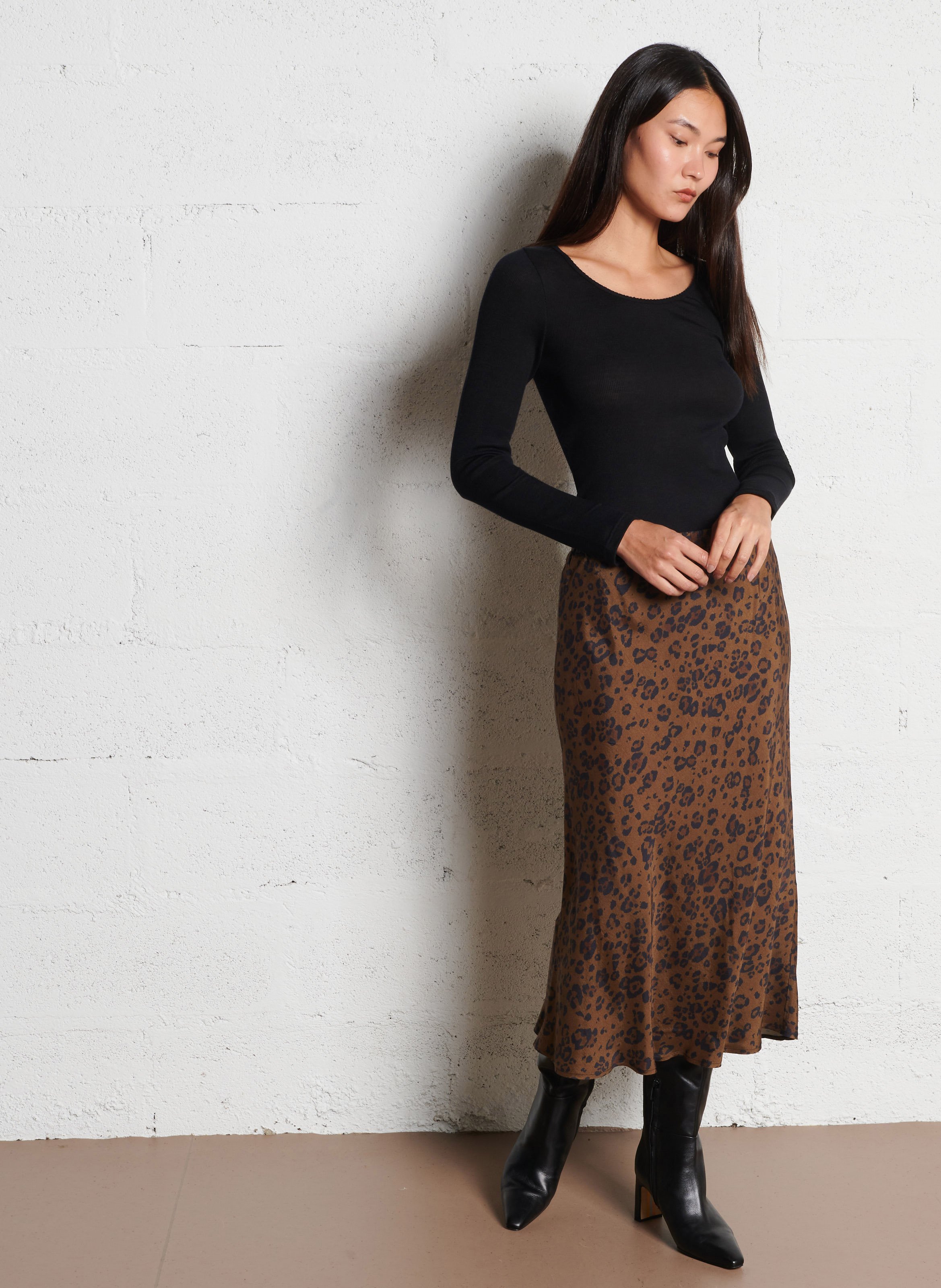 Stiefel aus Leder-Mix SAM EDELMAN Schwarz