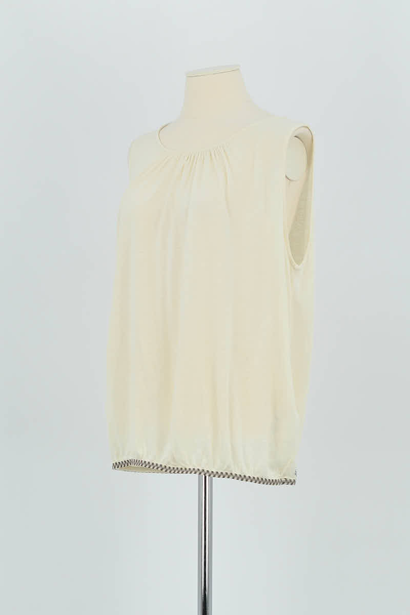 Azawood sleeveless top BELLEROSE - Seconde Main Beige