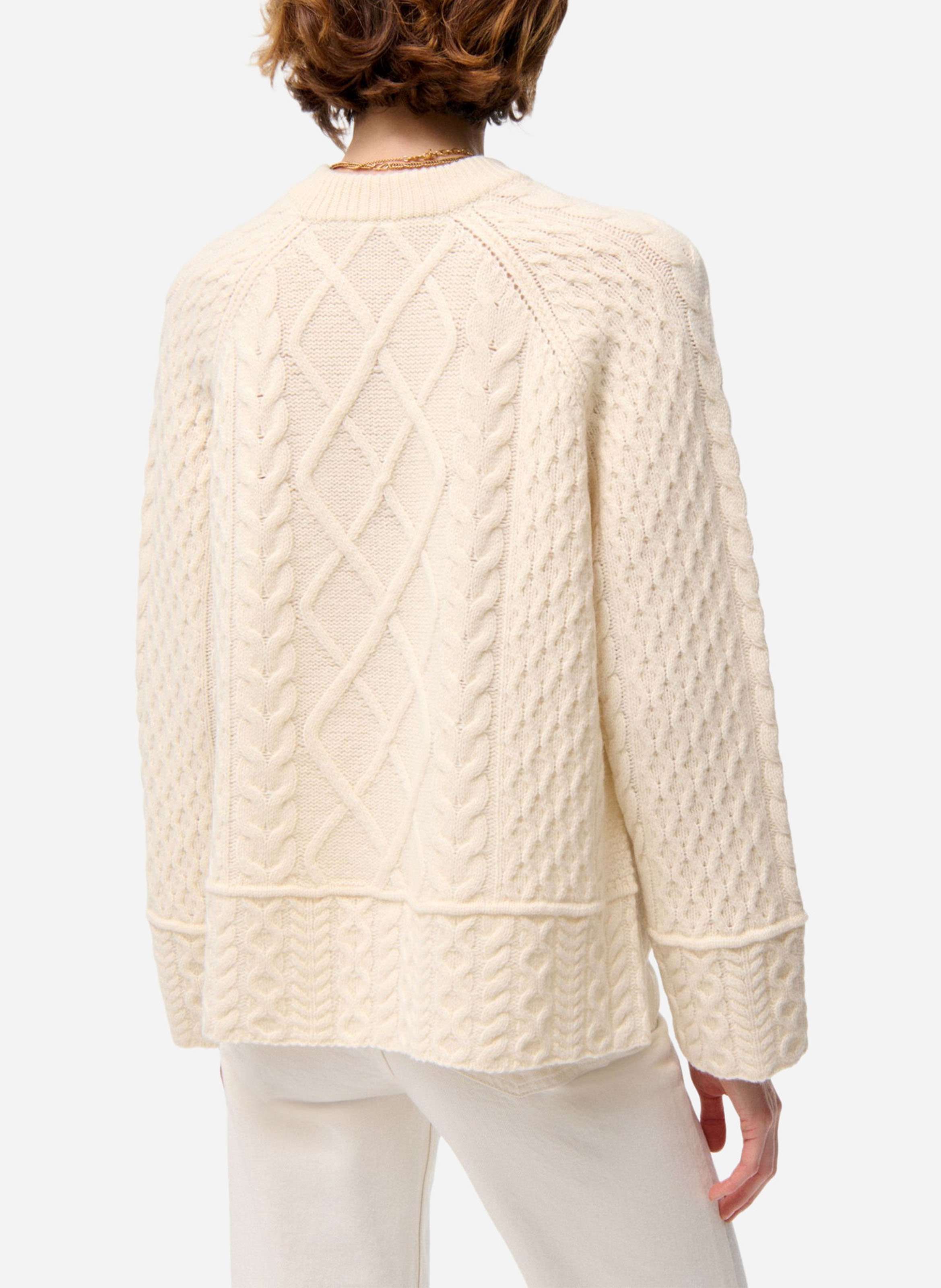 Alpaca wool sweater VANESSA BRUNO Beige