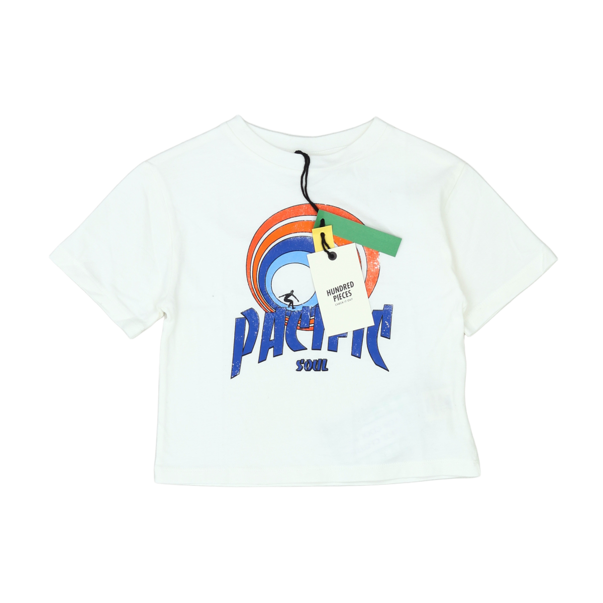 White Kids T-shirt - 3 years HUNDRED PIECES- Seconde main White