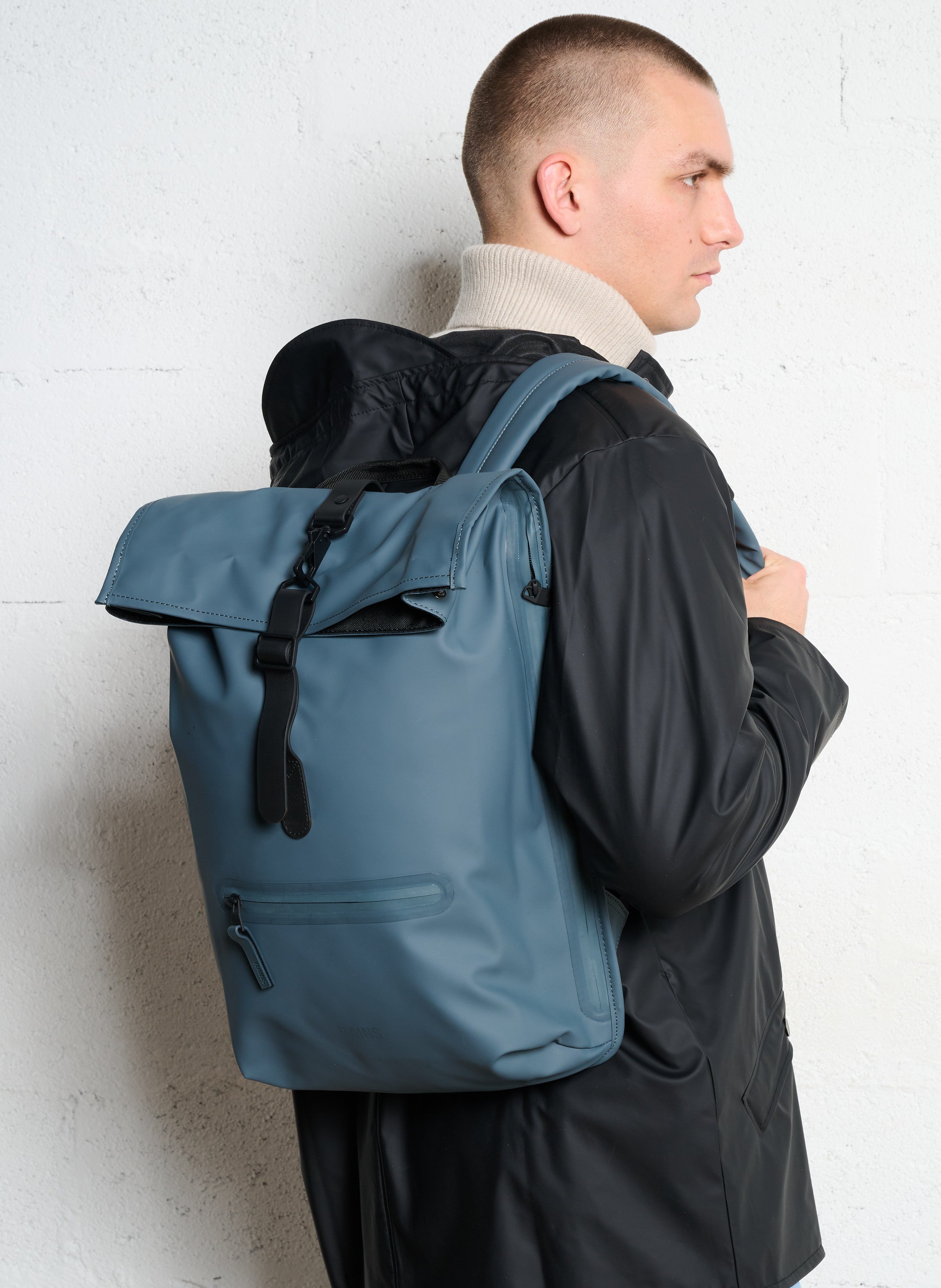 Wasserdichter Rucksack RAINS Blau