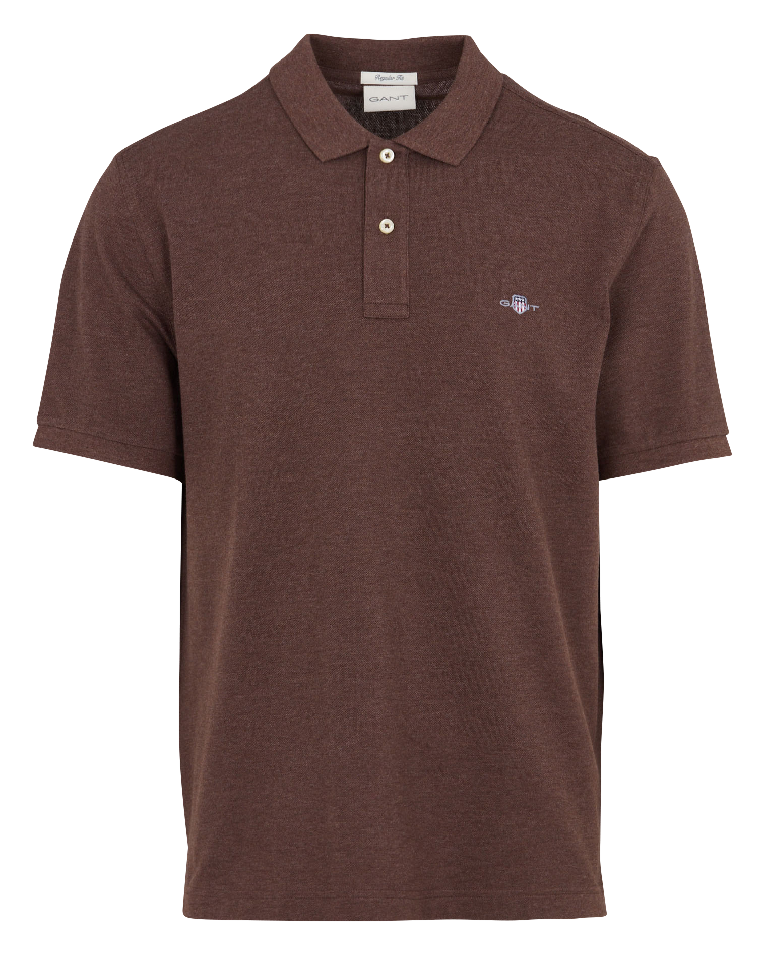 Katoenen polo GANT Bruin