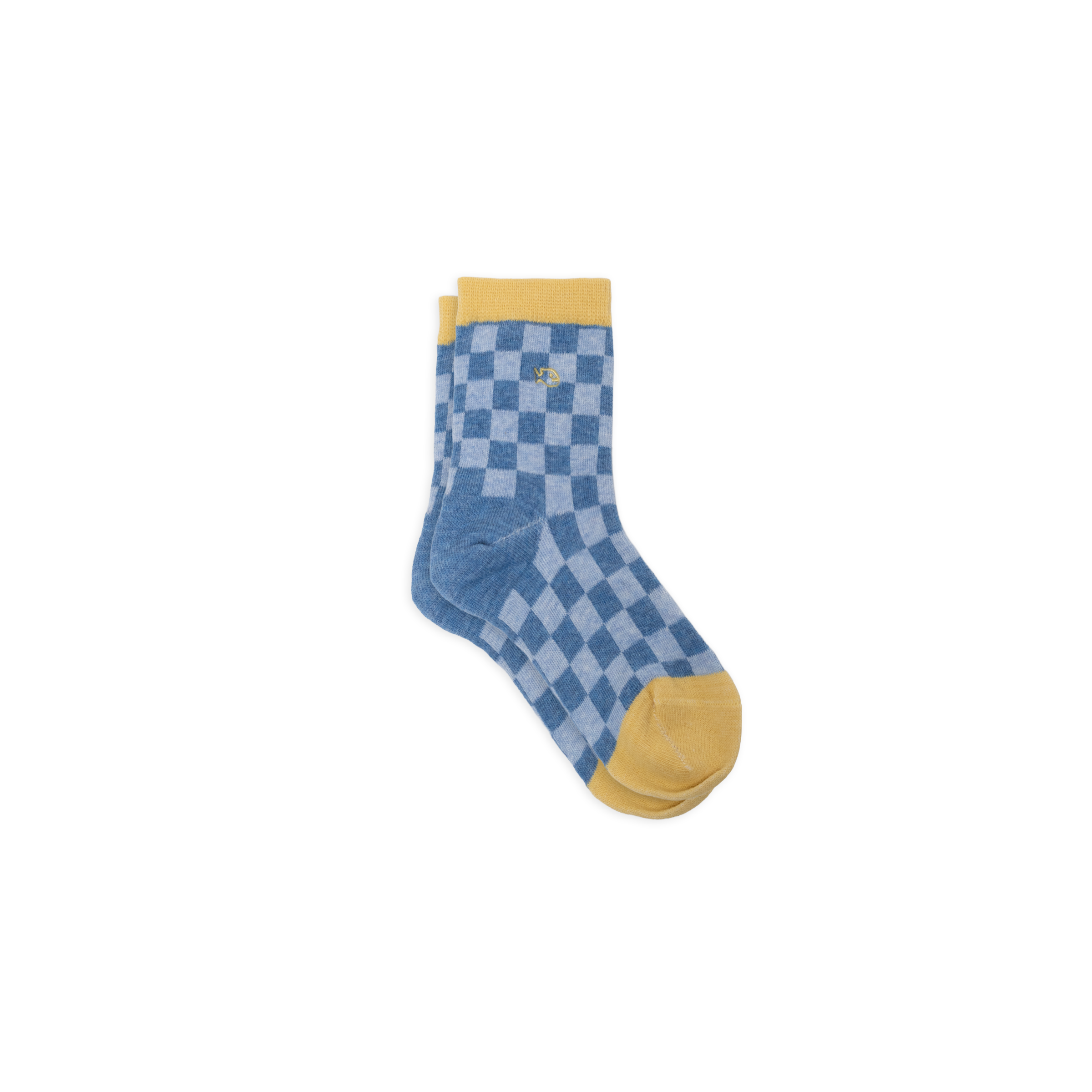 Checked socks BILLYBELT Blue