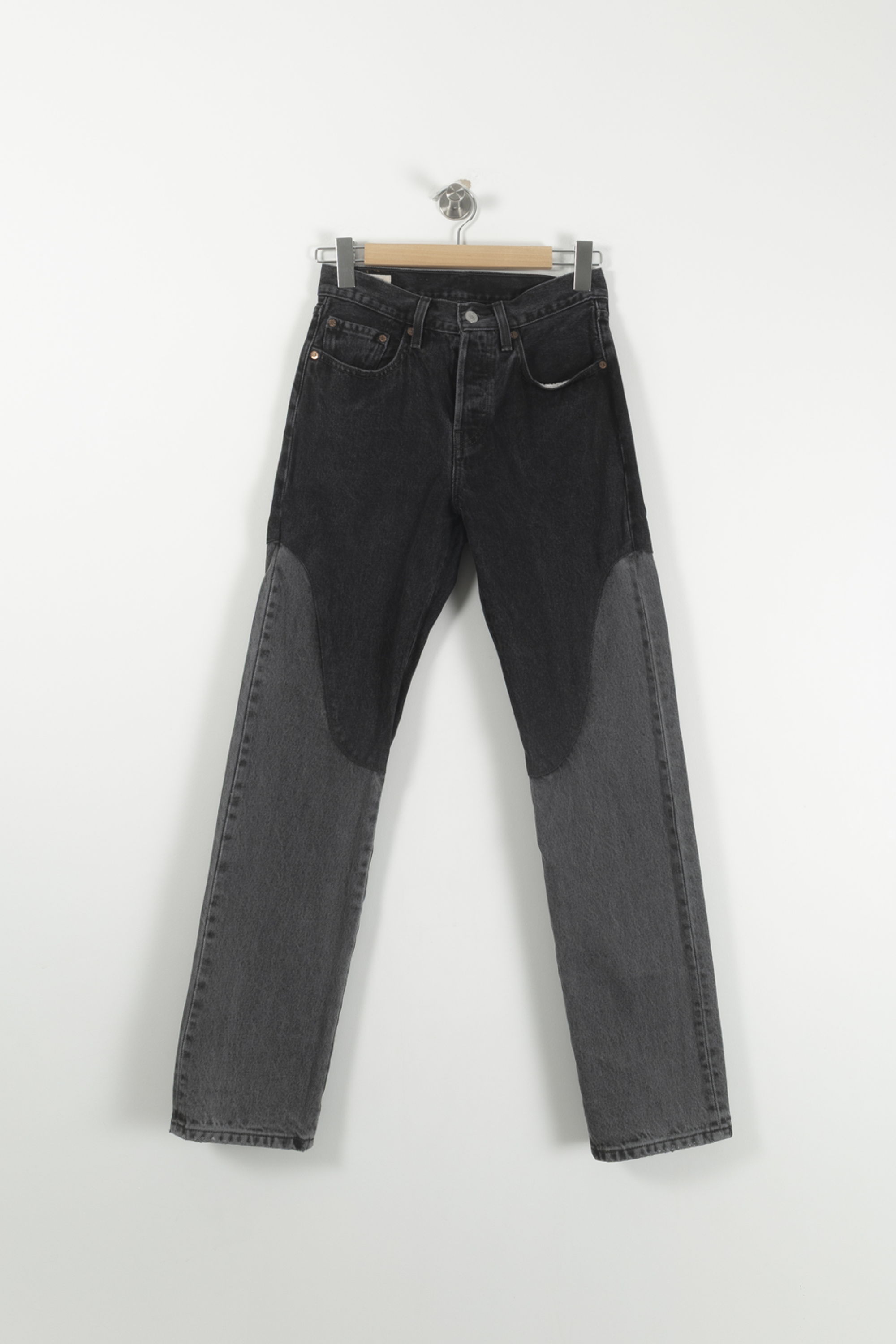 Cropped slim jeans with studs LEVI'S - Seconde main Black