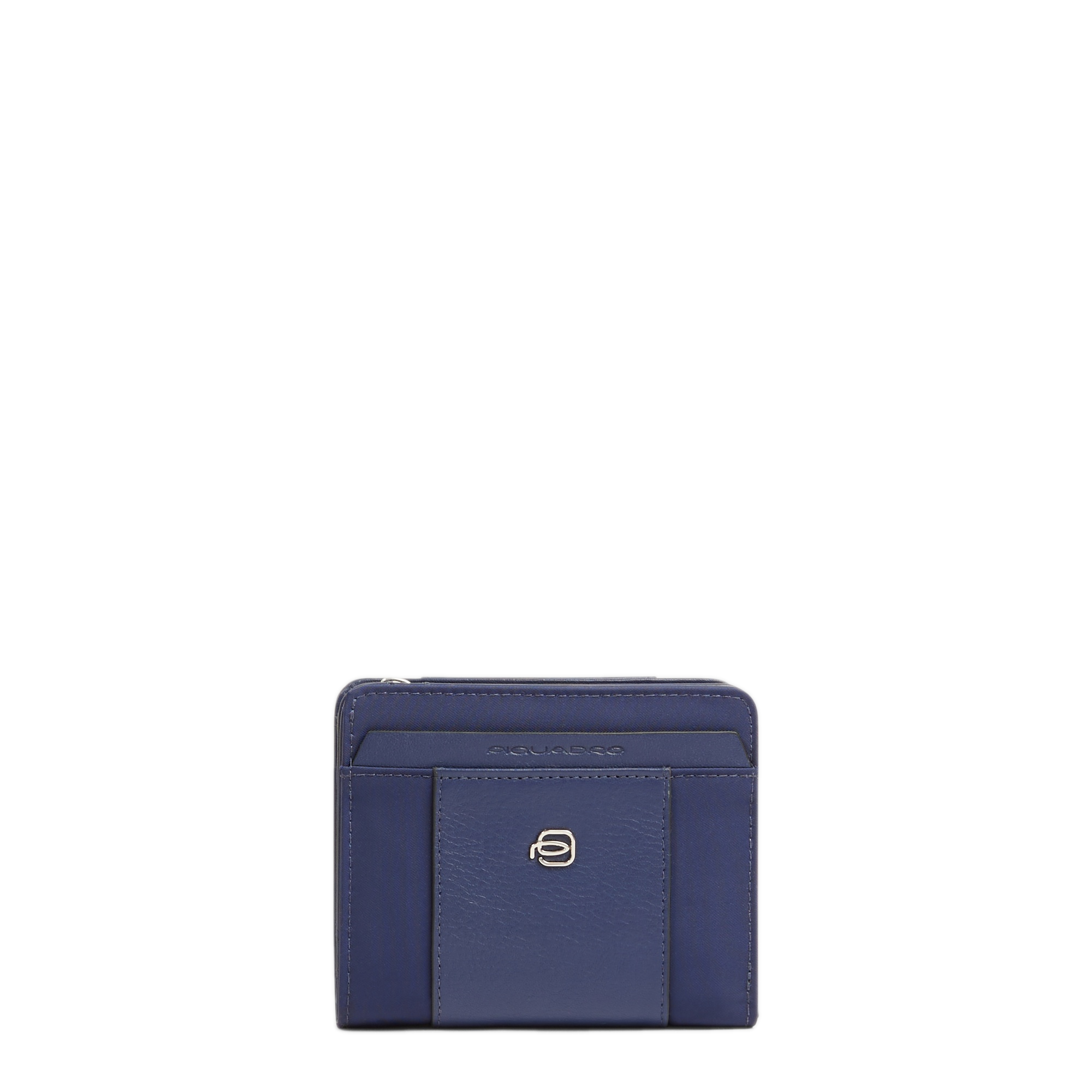 Petite taille, portefeuille pour femmes à deux volets PIQUADRO Blue