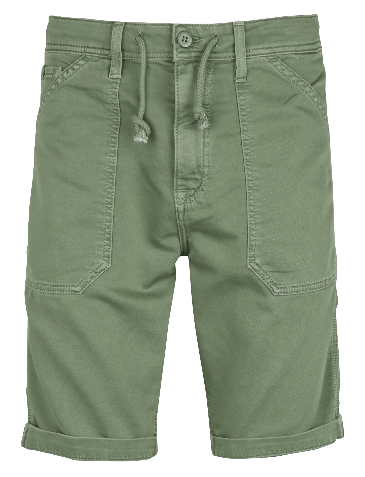 Bermuda en coton mélangé LE TEMPS DES CERISES Vert