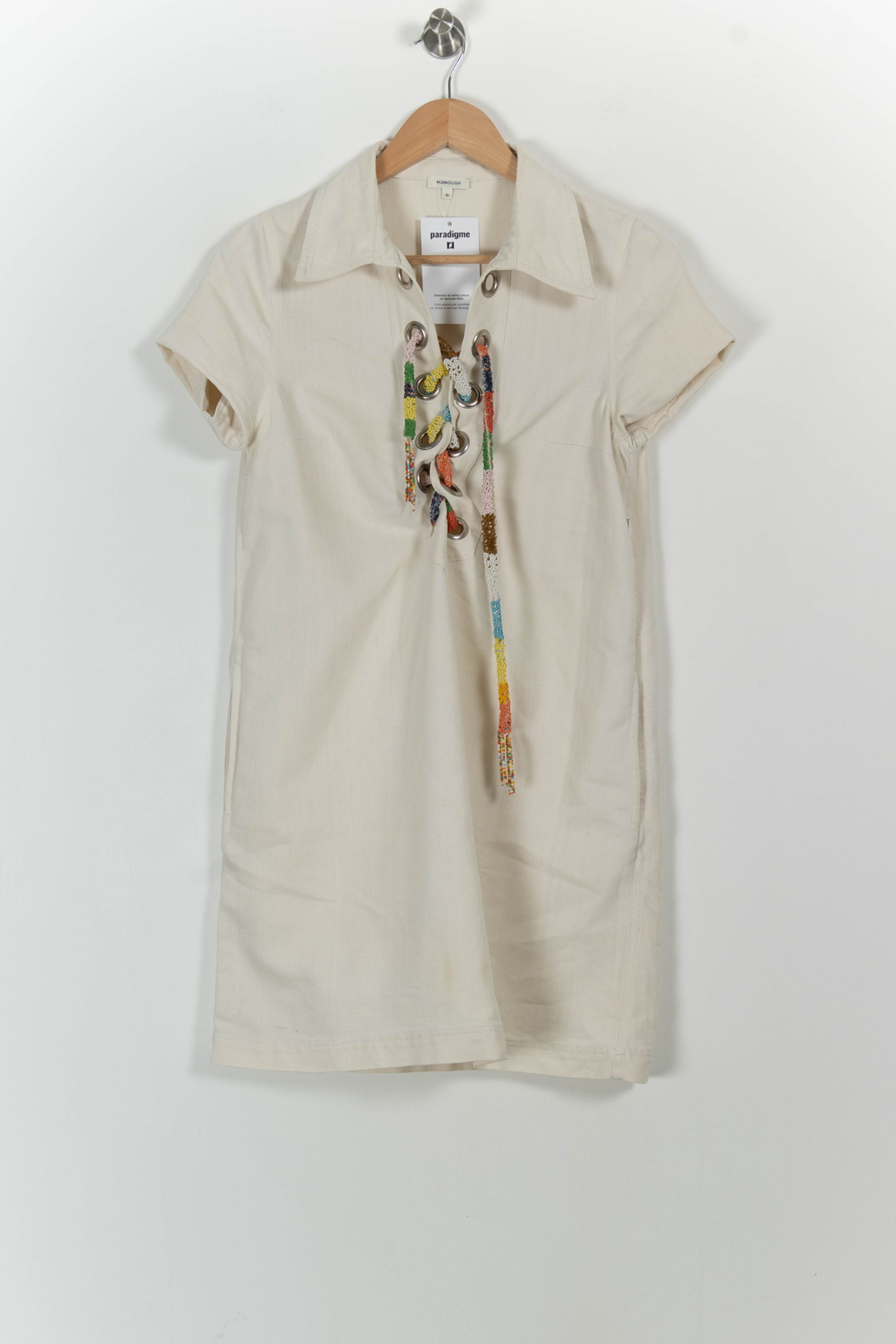Robe courte & midi Manoush - Seconde Main Blanc