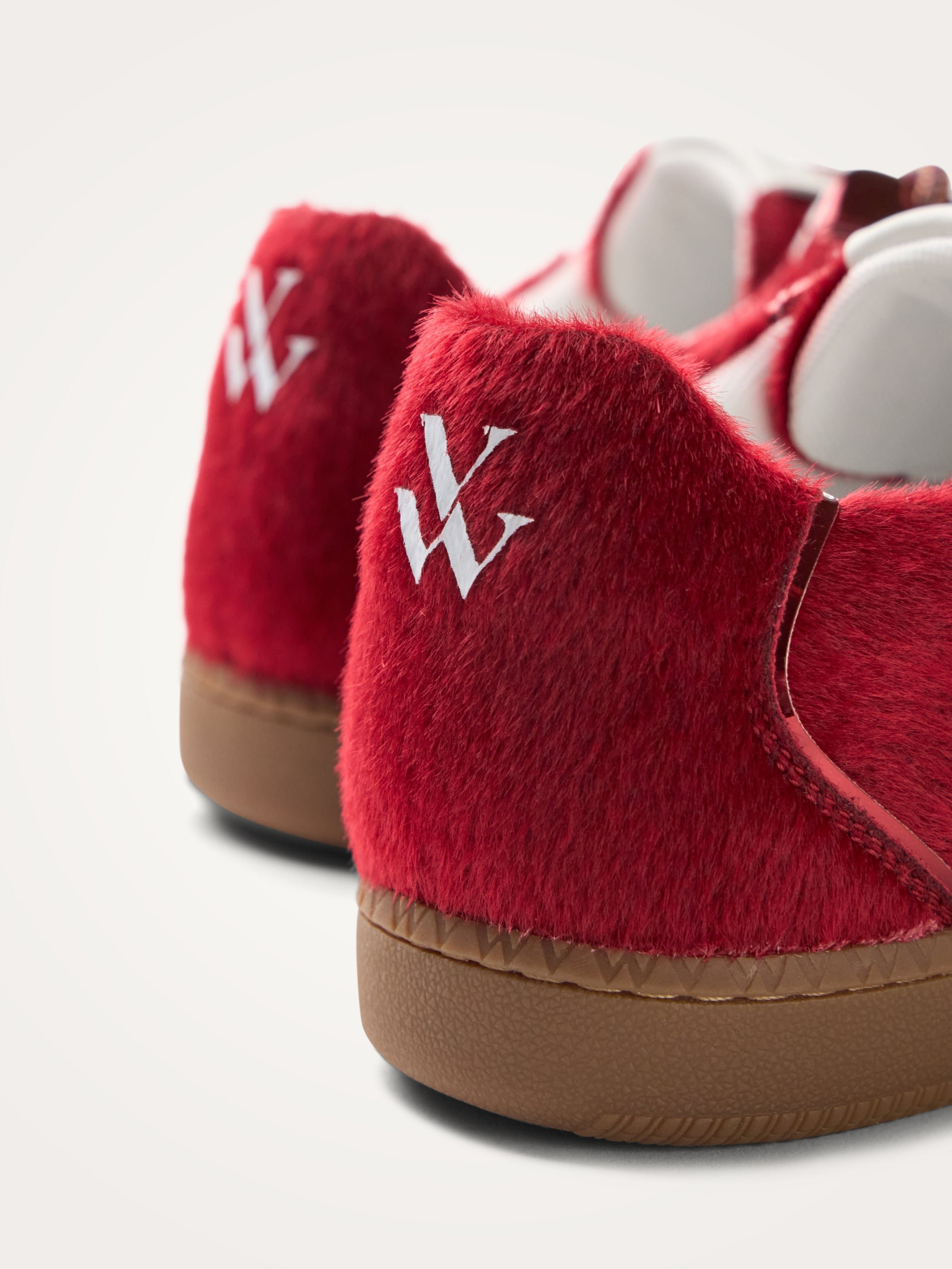 Sneakers with monogram on retro sole VANESSA WU Red