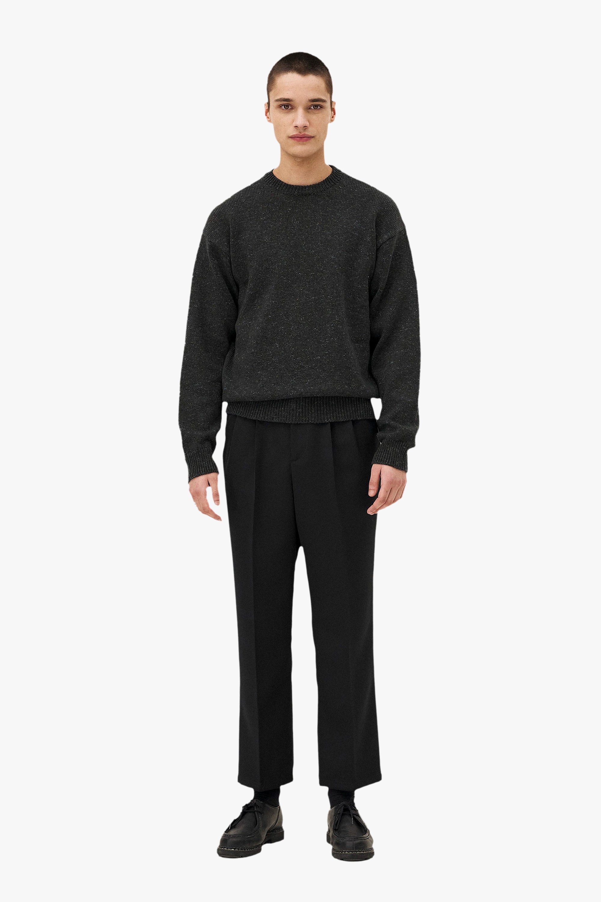 Round neck sweater Malmo Noyoco Green