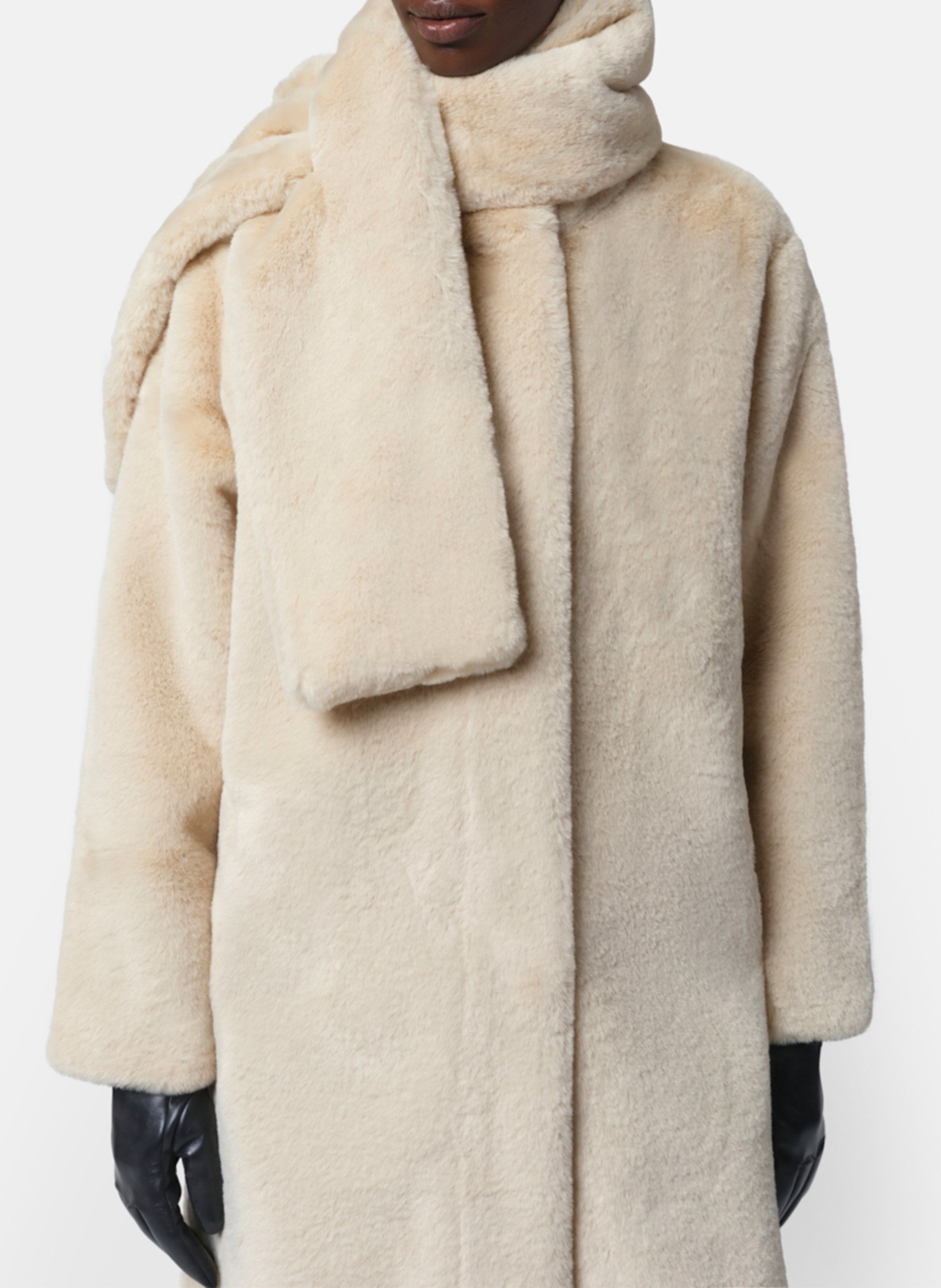 Sjaal van bont APPARIS Beige