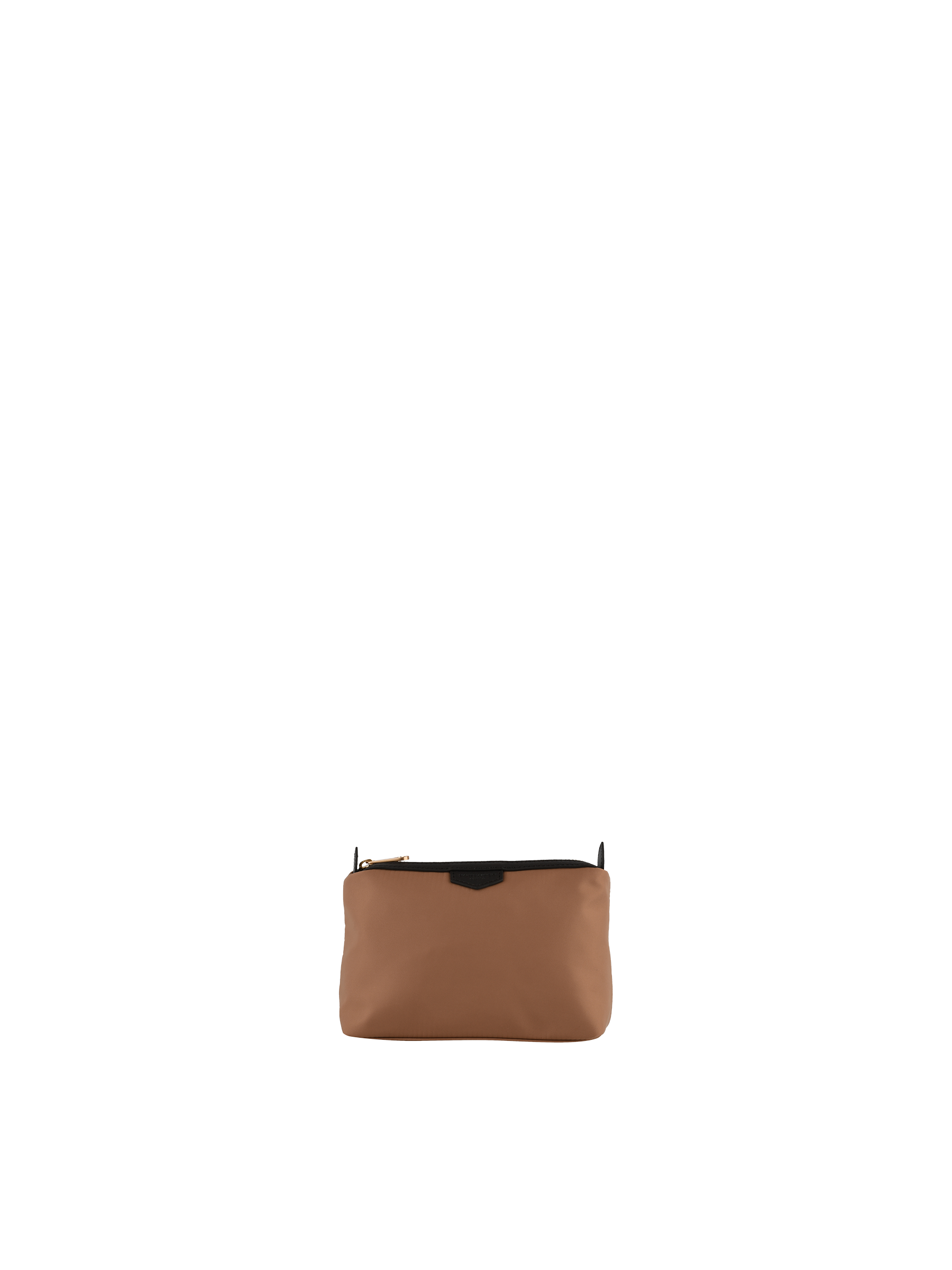 Calfskin leather handbag POURCHET Brown