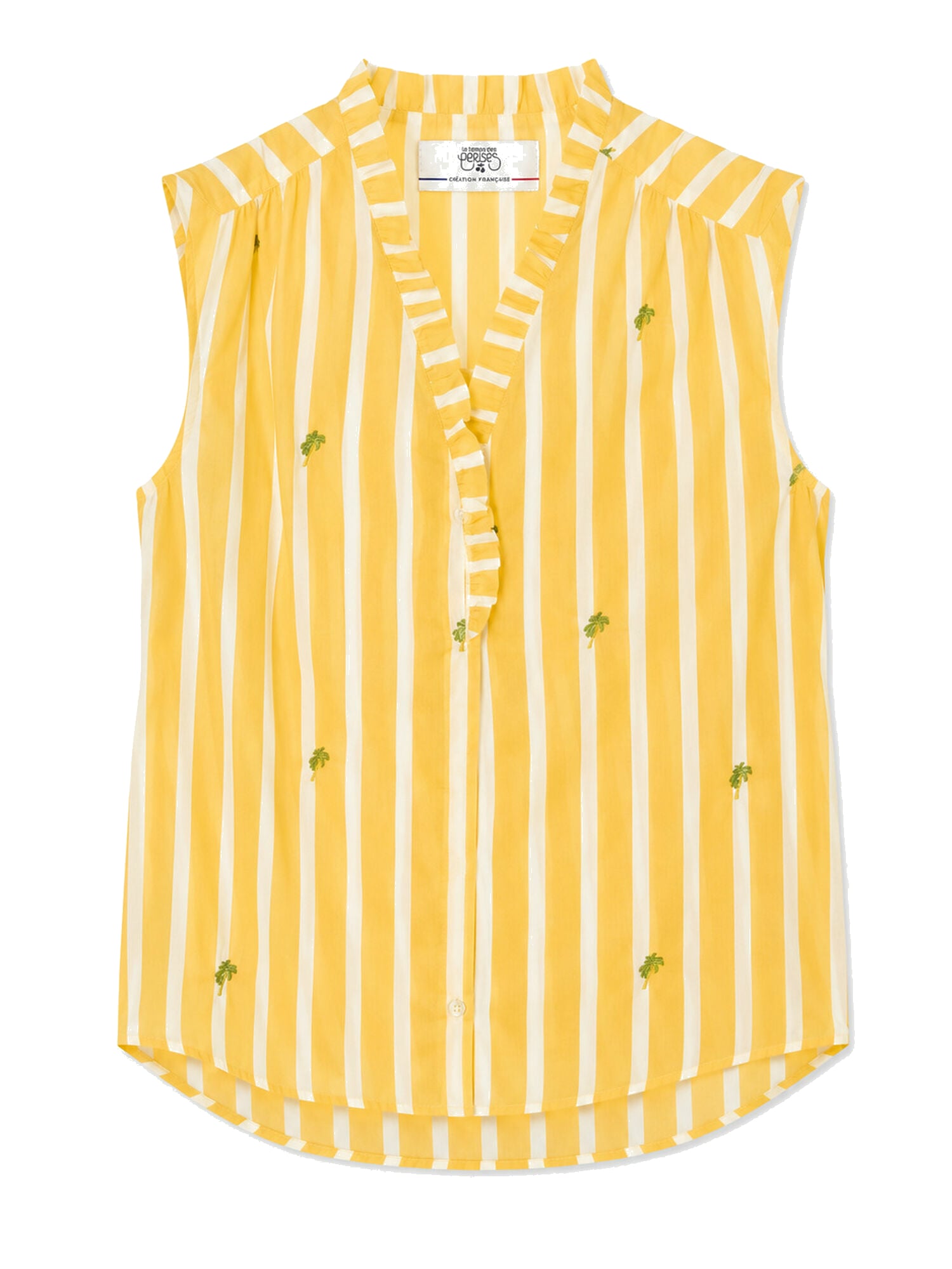 Buttoned shirt LE TEMPS DES CERISES Yellow