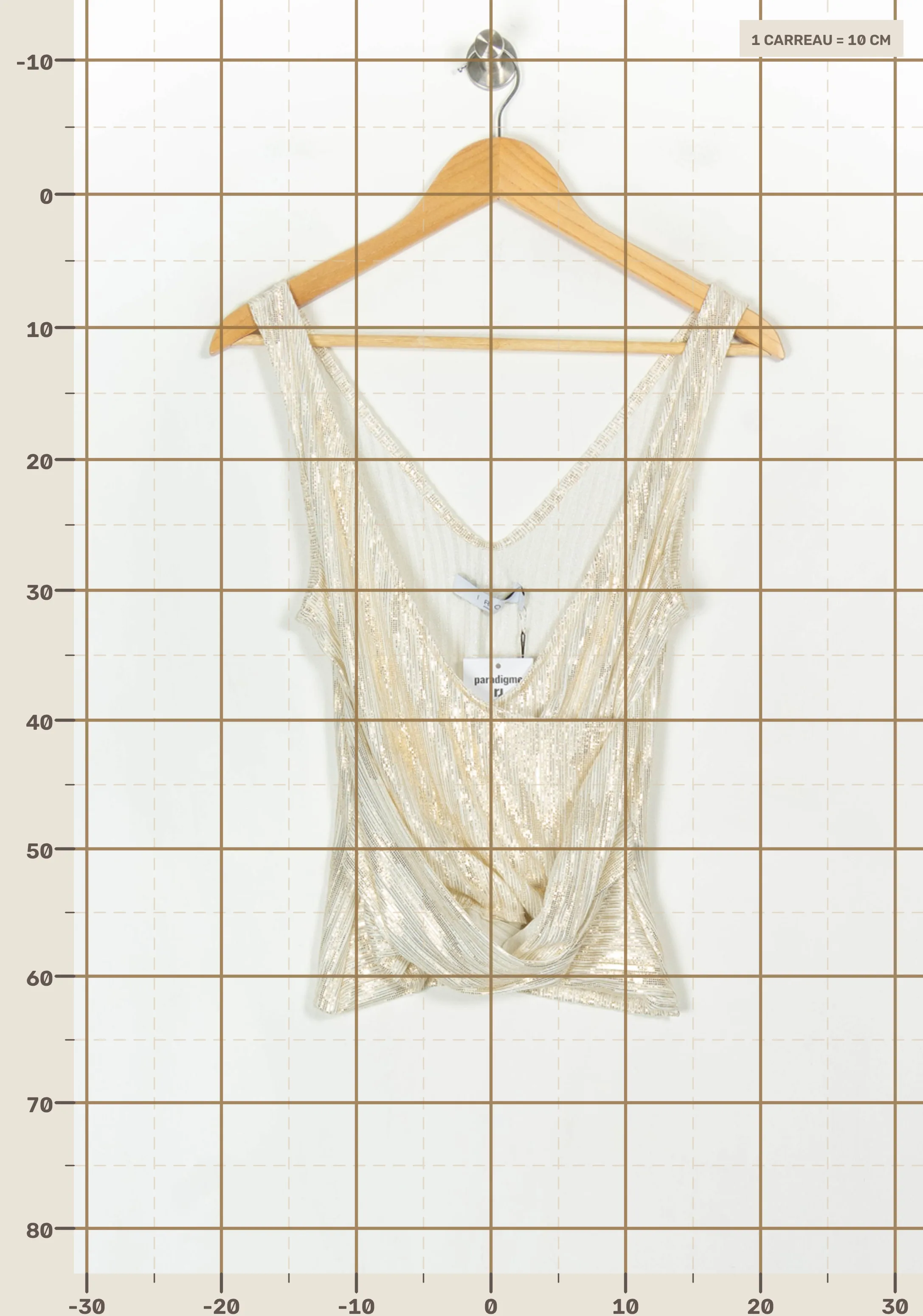 Top & tank top IRO - Seconde Main Yellow