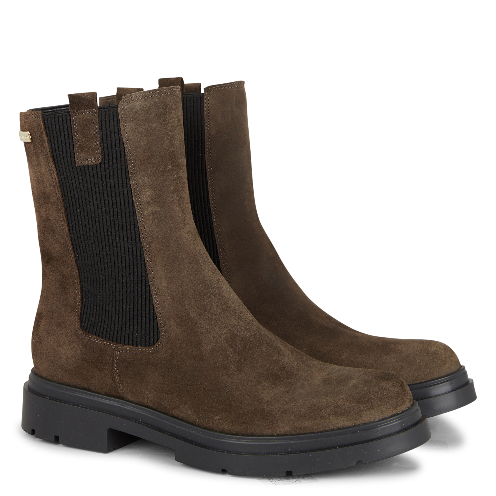 Suede Chelsea boots LES TROPEZIENNES PAR M.BELARBI Green