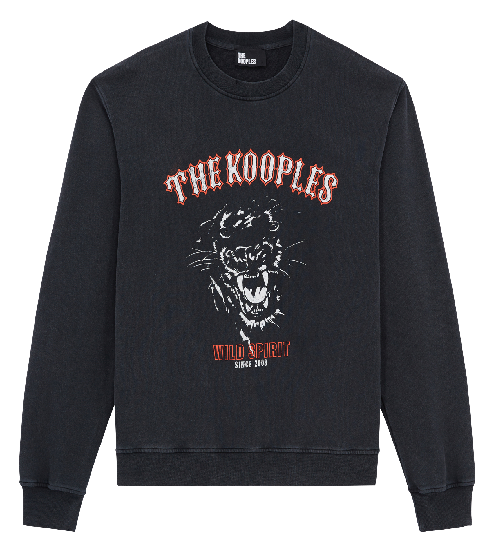 Katoenen sweater met zeefdruk THE KOOPLES Blauw