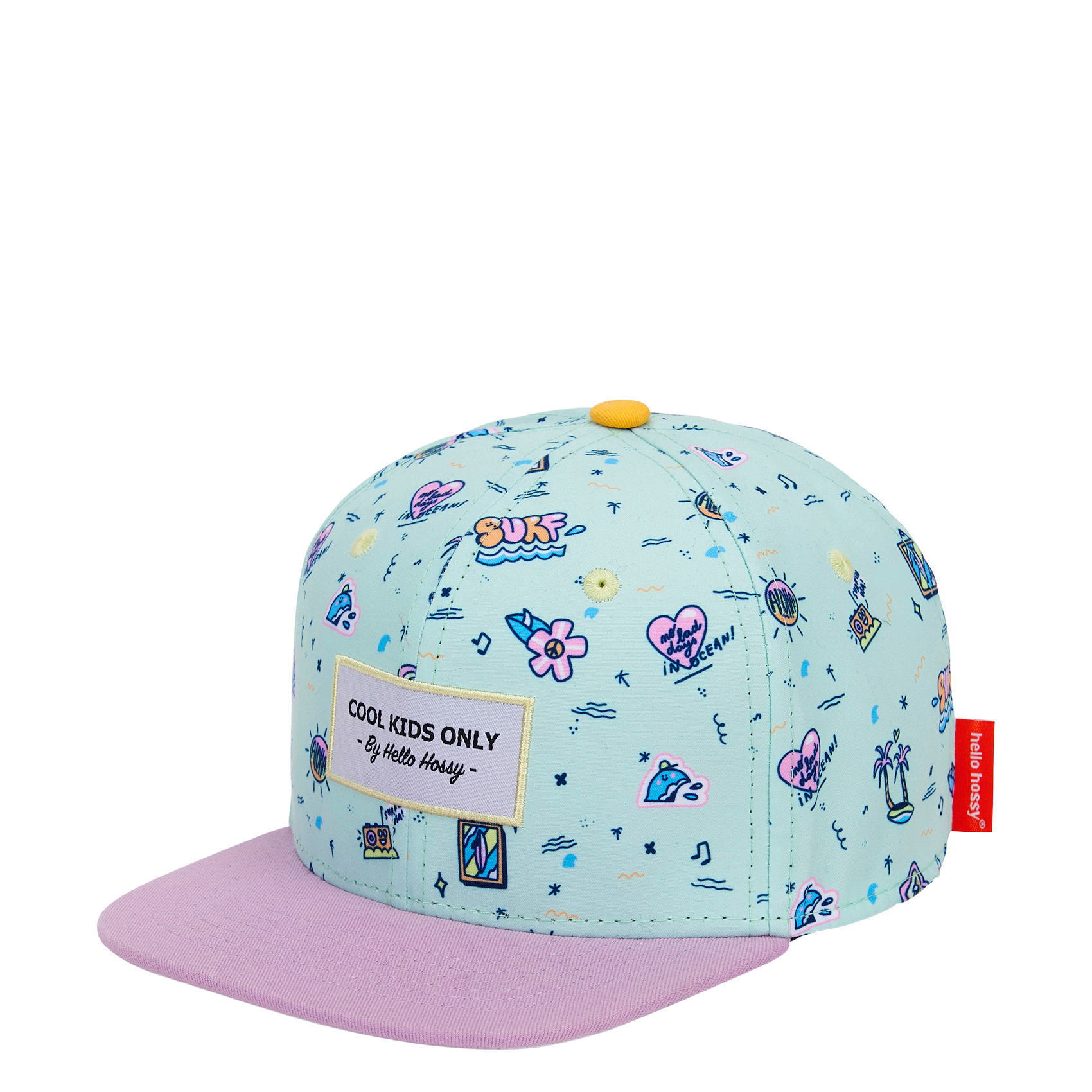 Bedruckte Kappe HELLO HOSSY Grun