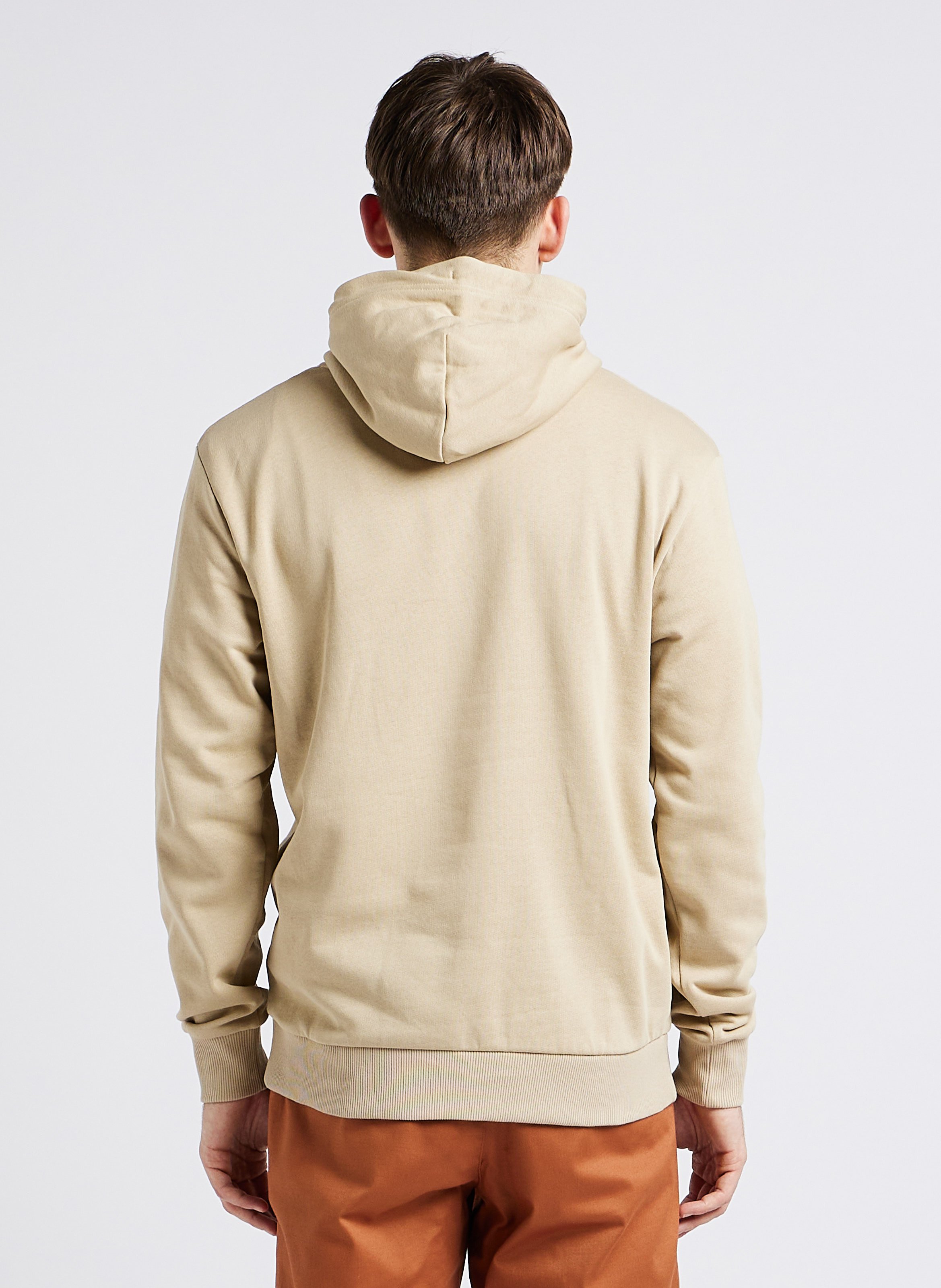 Gerade geschnittenes Kapuzensweatshirt aus Baumwoll-Mix GANT Grau