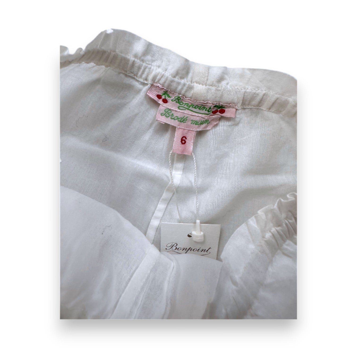 White Baby Pants - 6 months BONPOINT - Seconde Main White