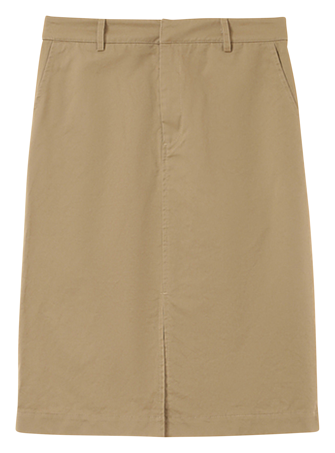 Split pencil skirt with pockets GRACE ET MILA Beige