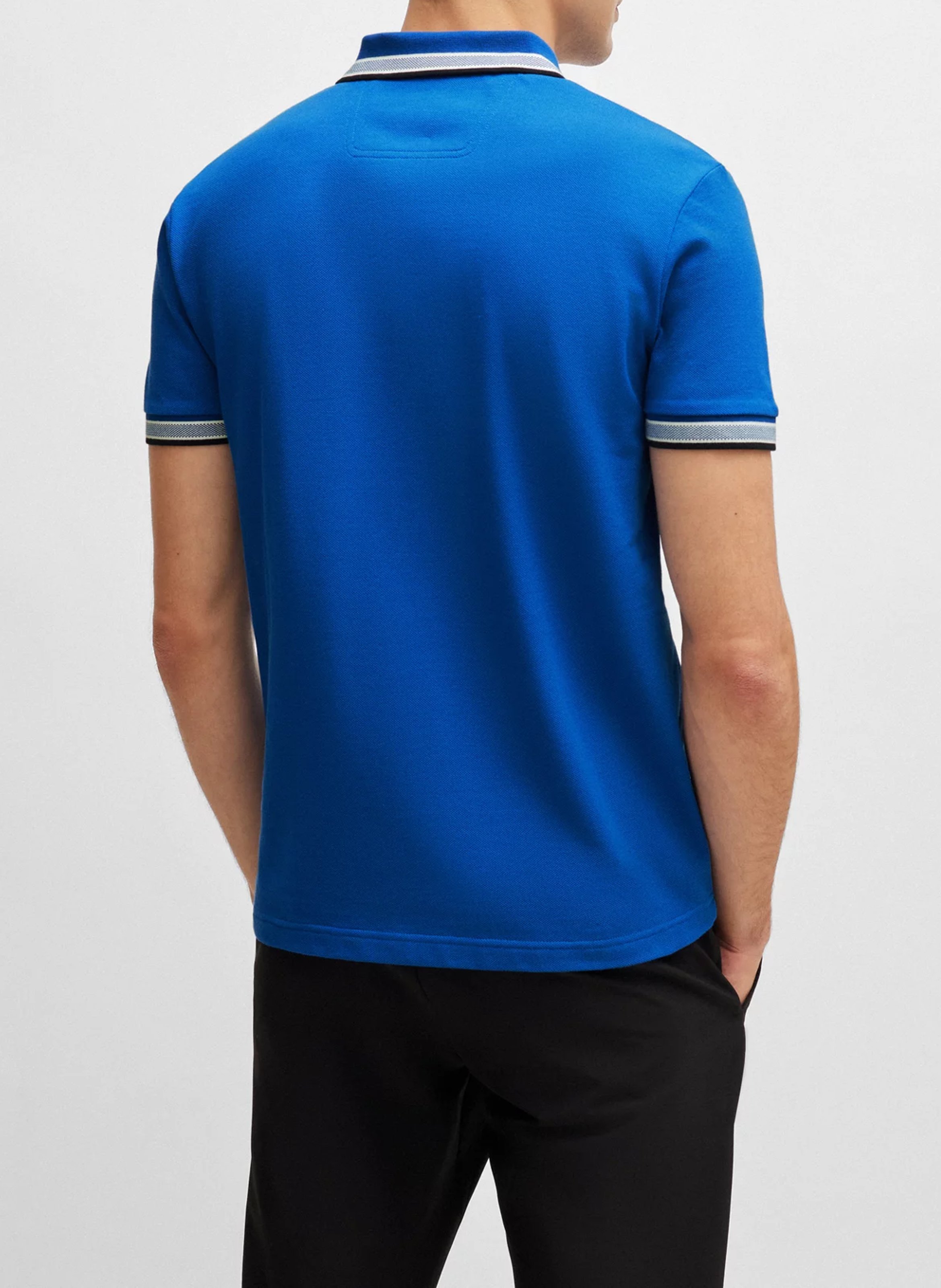Regular-fit cotton polo shirt BOSS Blue