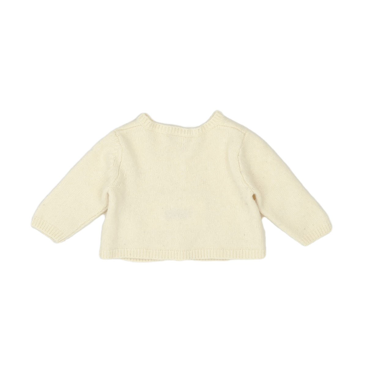 Beige Baby Cardigan - 12 months BONPOINT - Seconde Main Beige