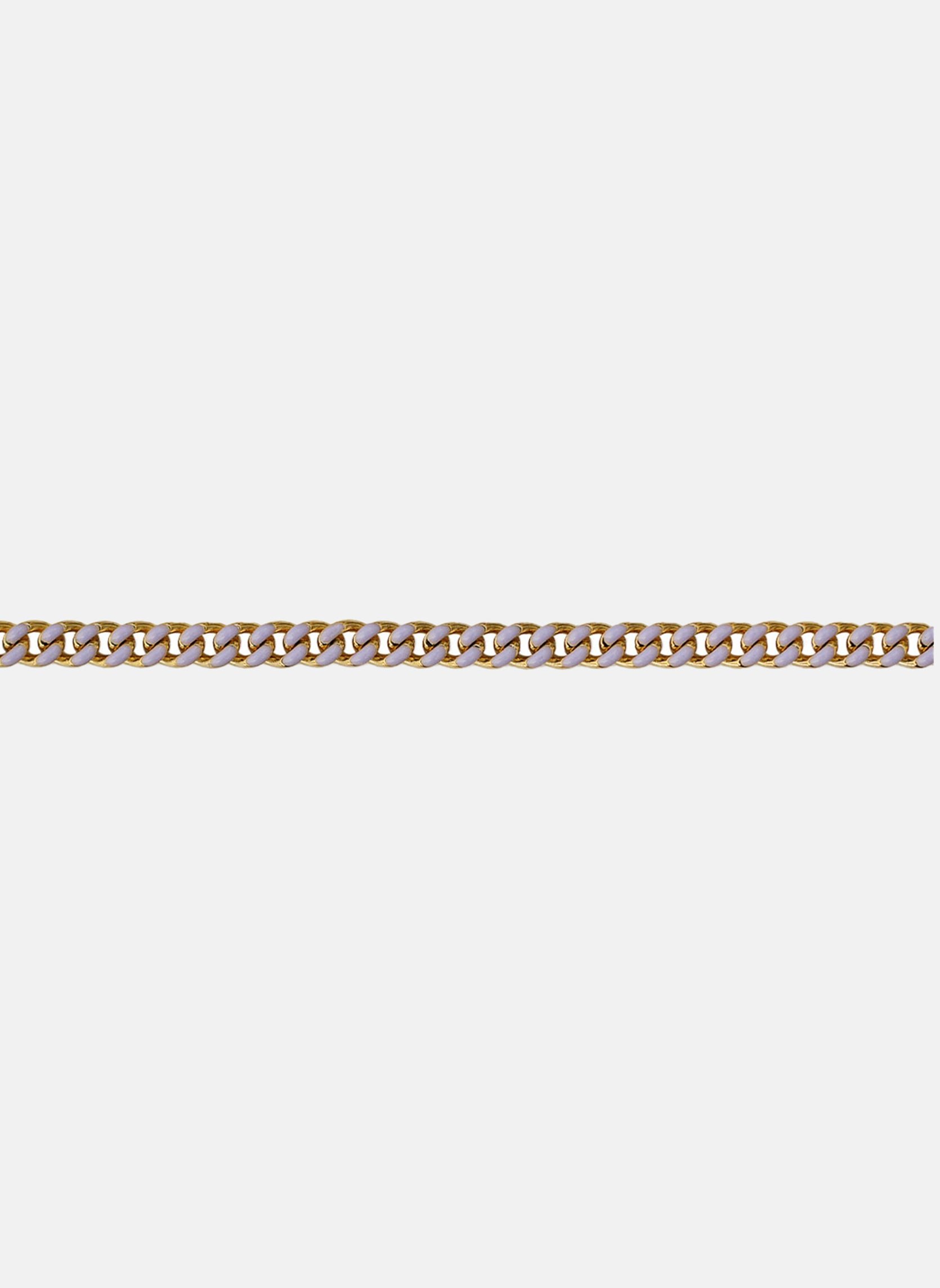 Polished chain bracelet AEC Paris Purple