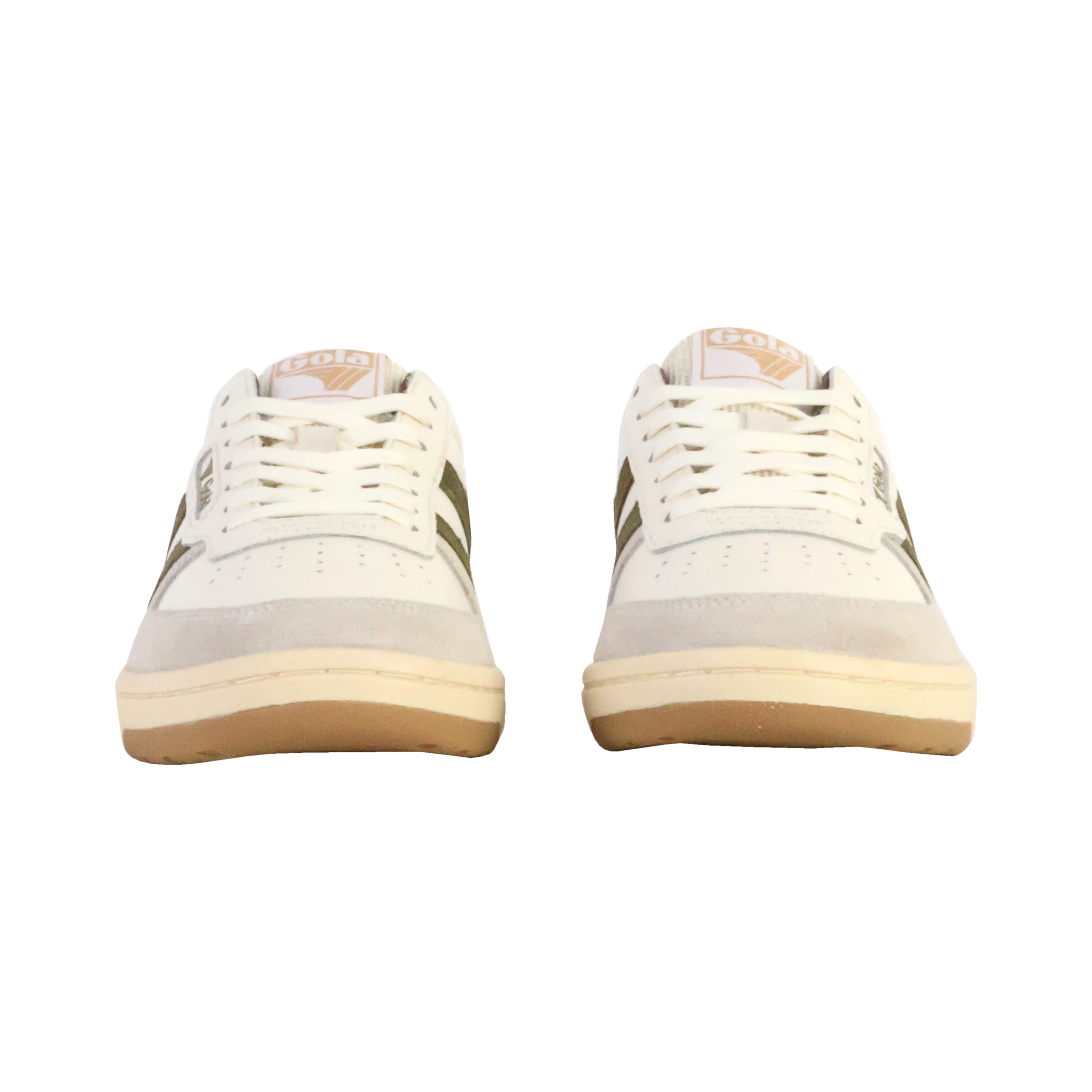 Leather hawk sneakers White