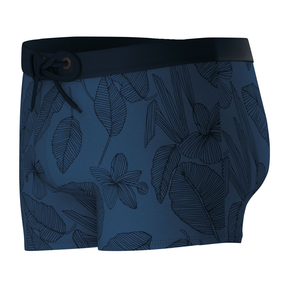 Recycled fiber swimming boxers EMINENCE Blue