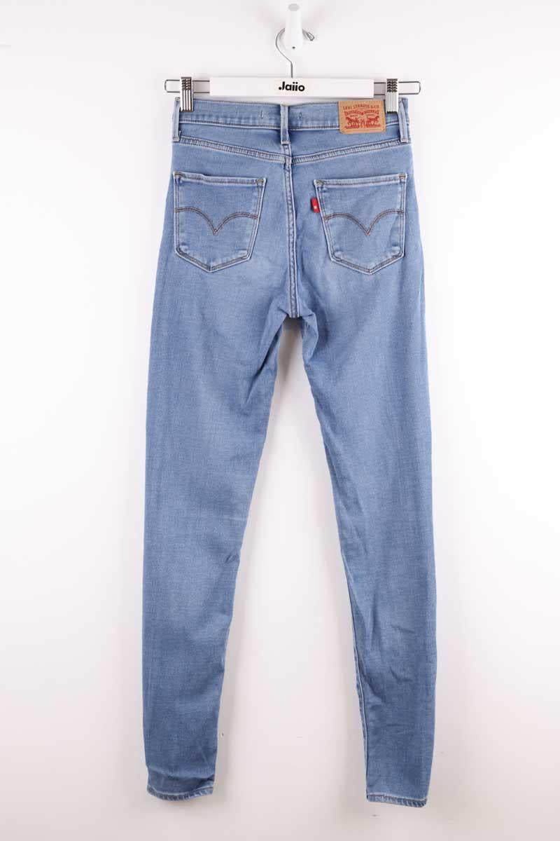Cotton skinny jeans LEVI'S - Seconde main Blue