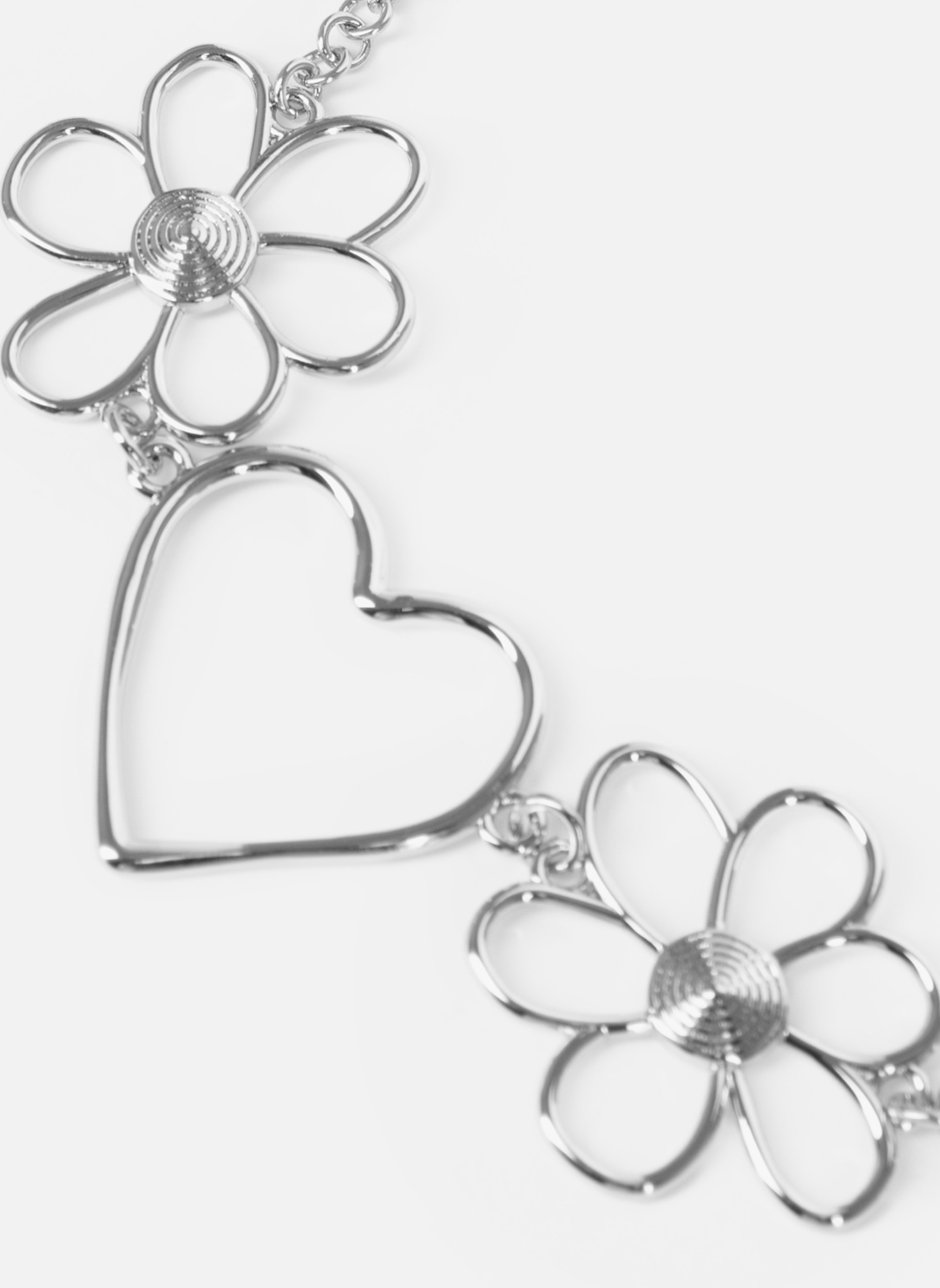 Hearts and Flowers Choker THE KOOPLES Grey