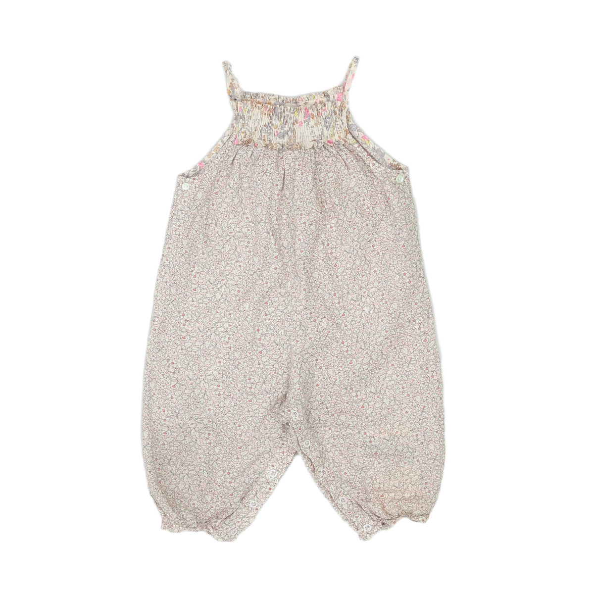 Pink Baby Dungarees - 12 months BONPOINT - Seconde Main Pink