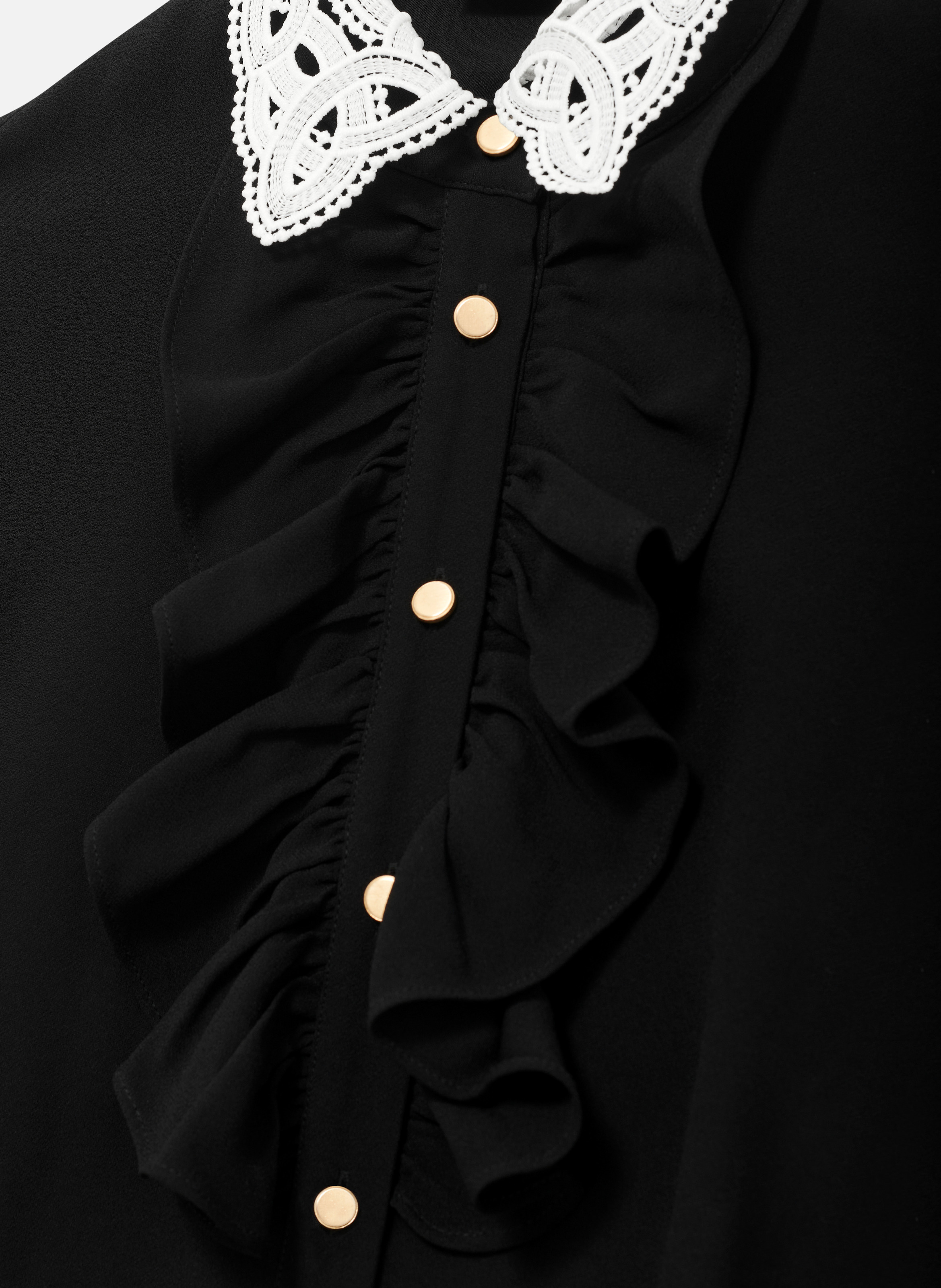 Cotton dress THE KOOPLES Black