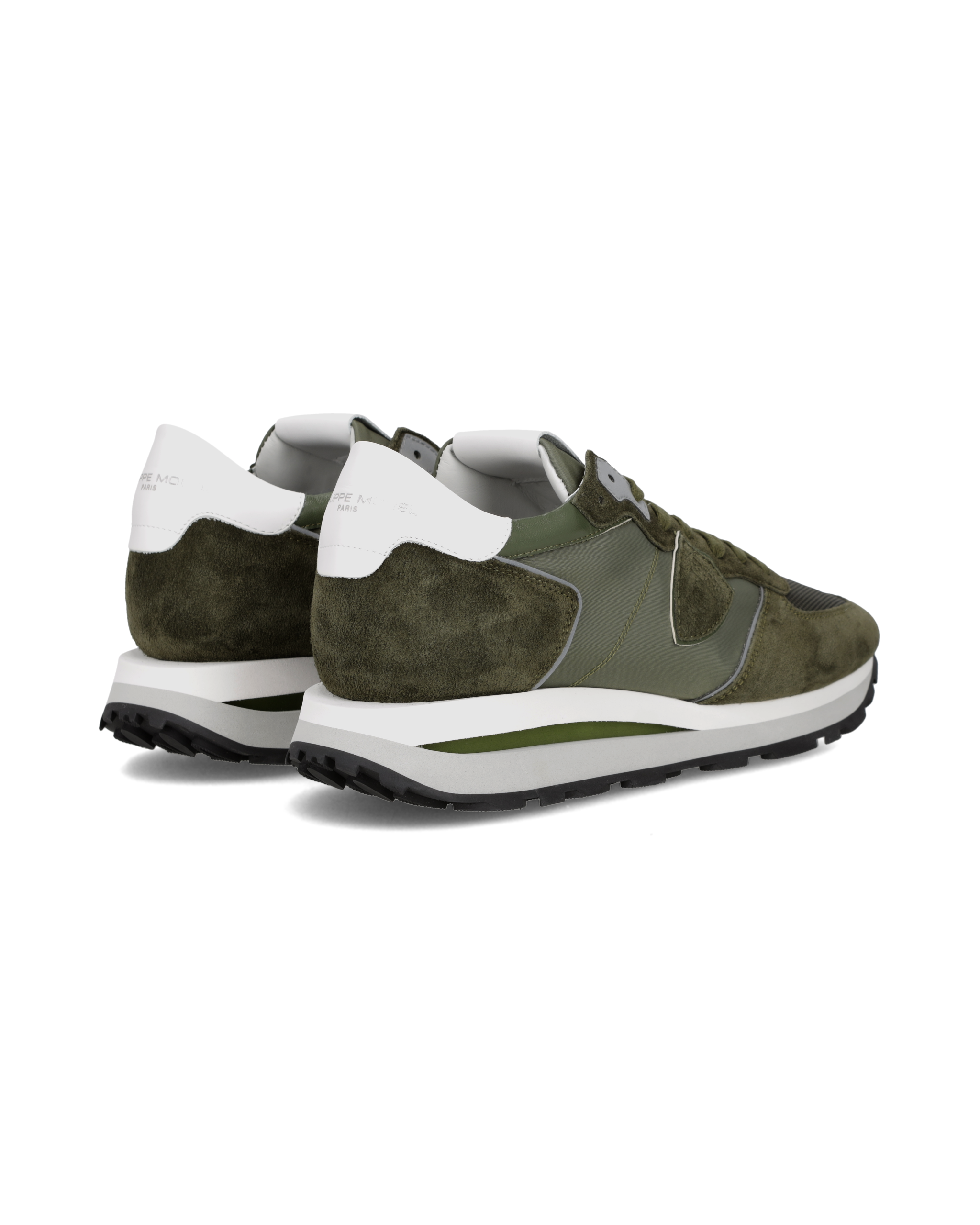 High-top running sneakers PHILIPPE MODEL Green