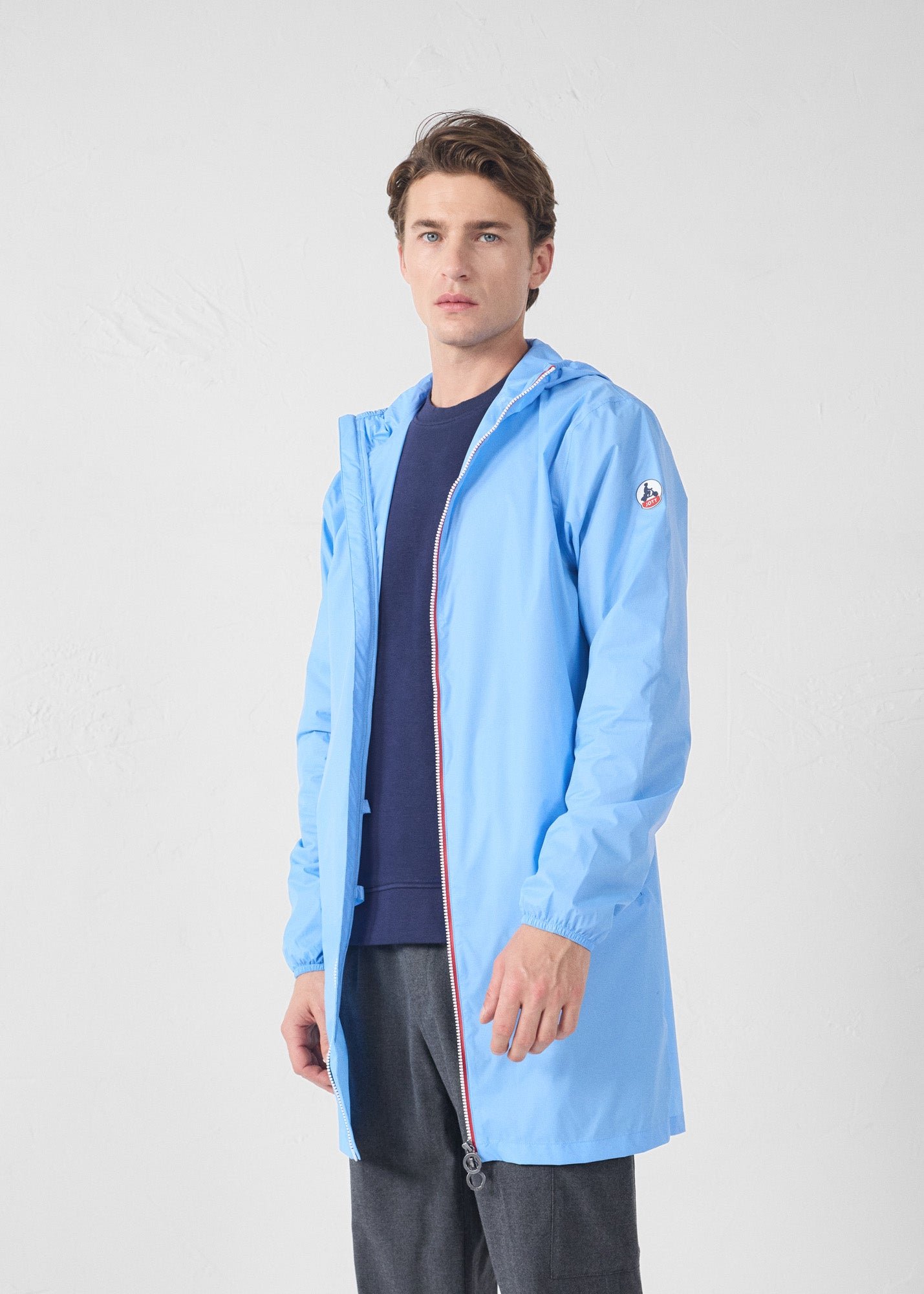 Packable long raincoat Skye JOTT Blue
