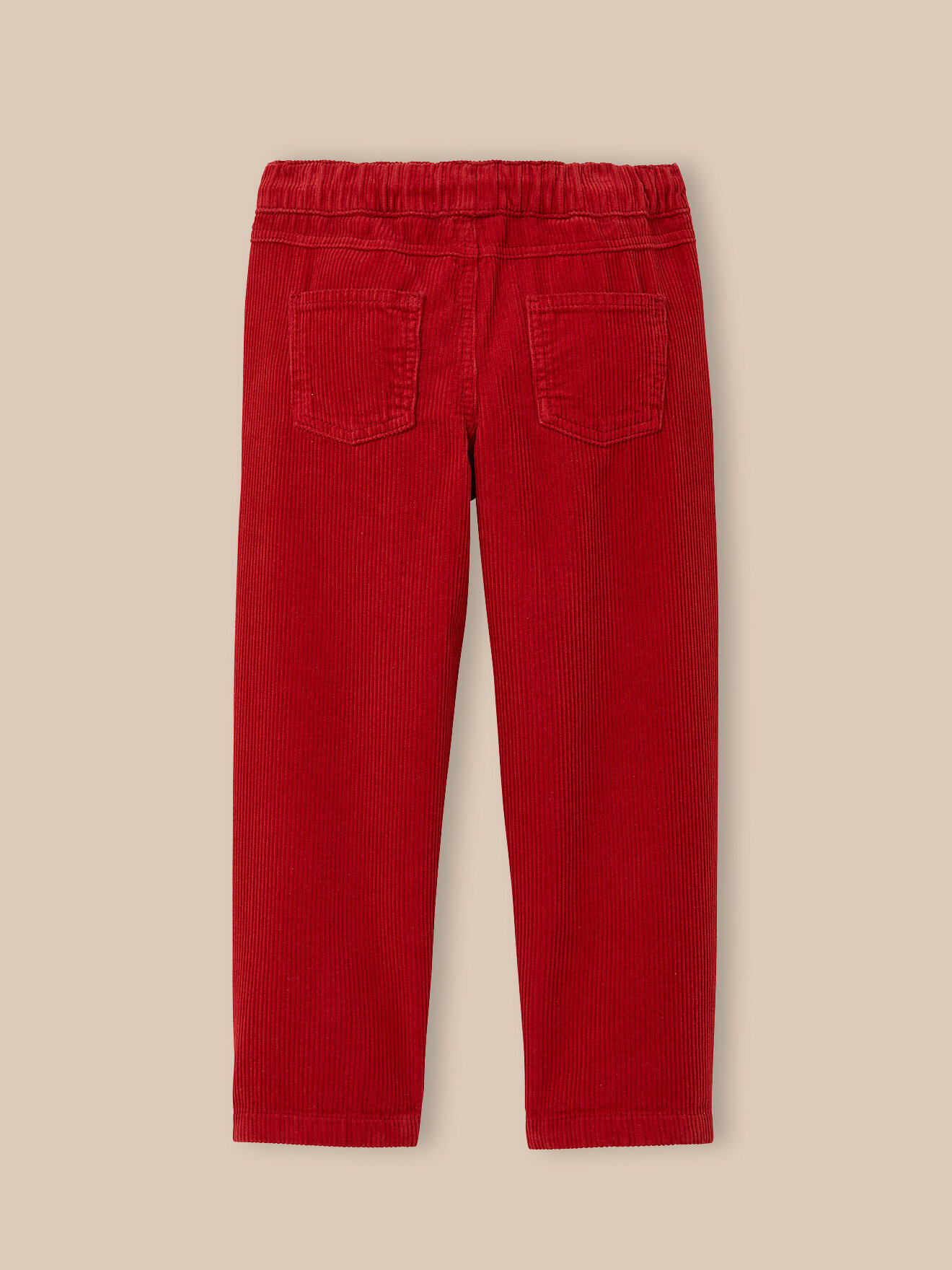 Relaxed corduroy pants CYRILLUS Red