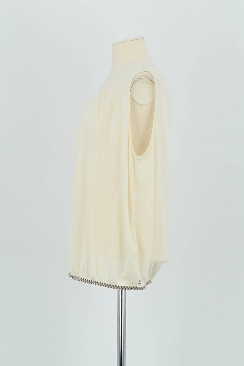 Azawood sleeveless top BELLEROSE - Seconde Main Beige