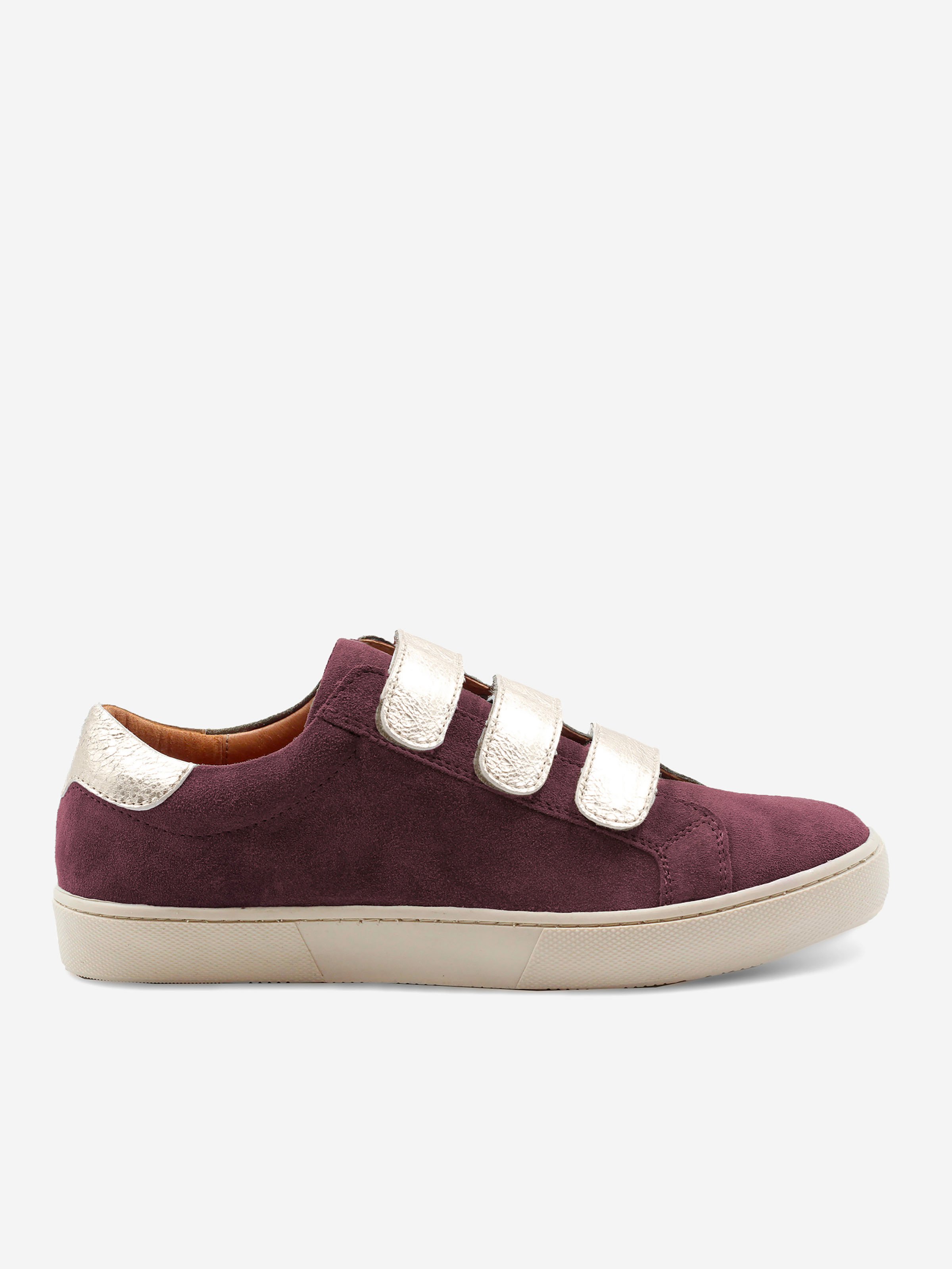 Suede trainers with Velcro fastening JULES & JENN Red