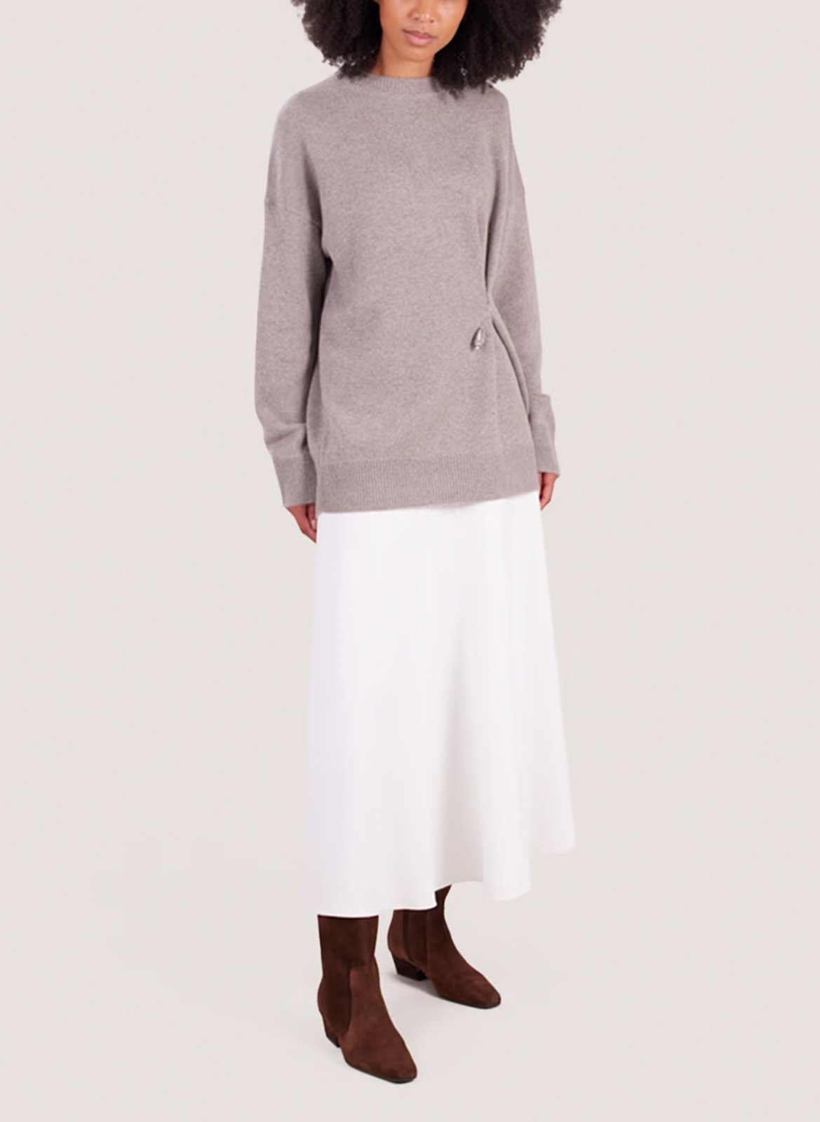 Suede boots JONAK Brown