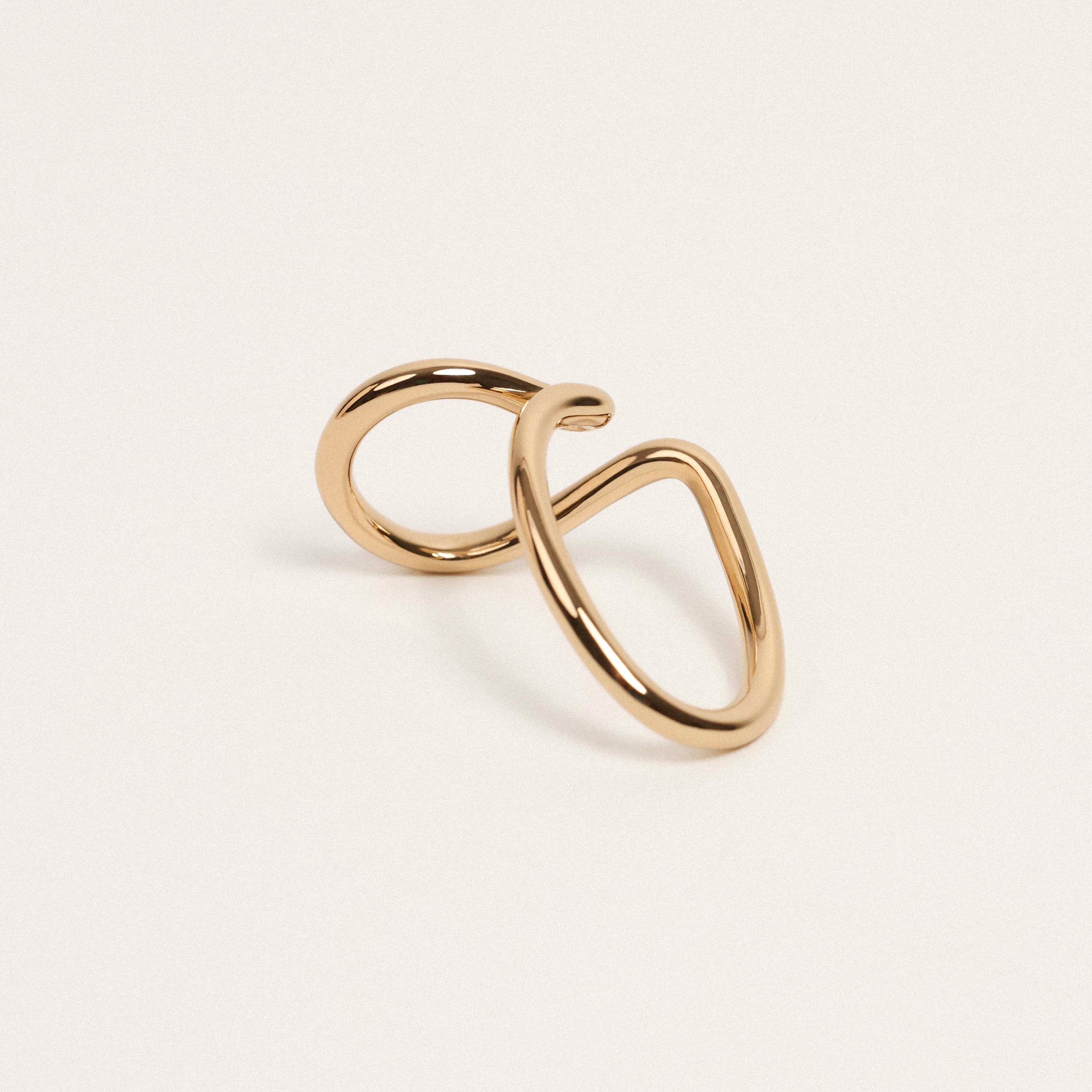 Earcuff droit, plaqué or, 2,5 mm MAYRENA Doré