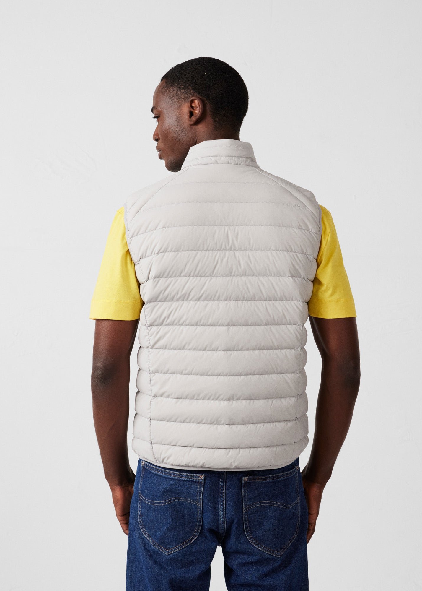 Stretch sleeveless puffer jacket Arafo JOTT Grey